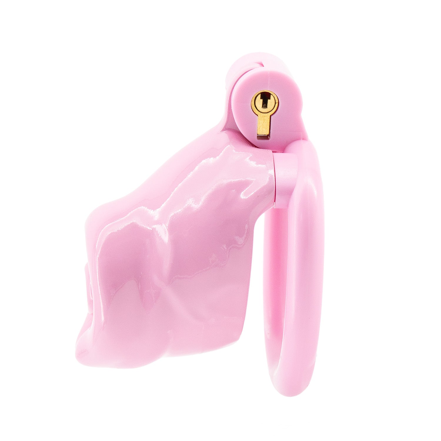 BAD PUP CHASTITY CAGE - Pink Resin | Pup Hood UK