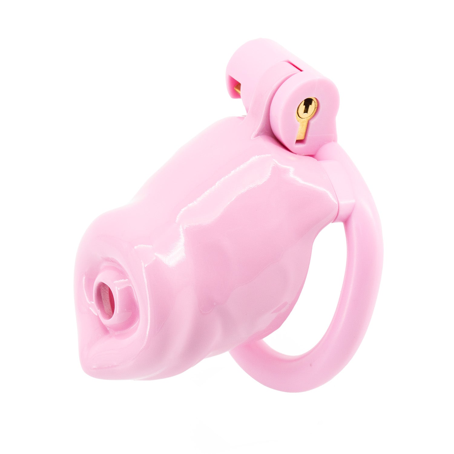 BAD PUP CHASTITY CAGE - Pink Resin | Pup Hood UK