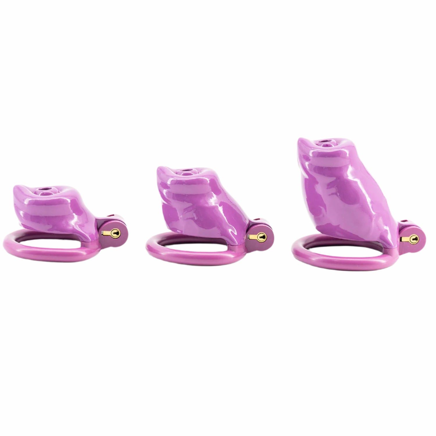BAD PUP CHASTITY CAGE - Dark Pink Resin | Pup Hood UK