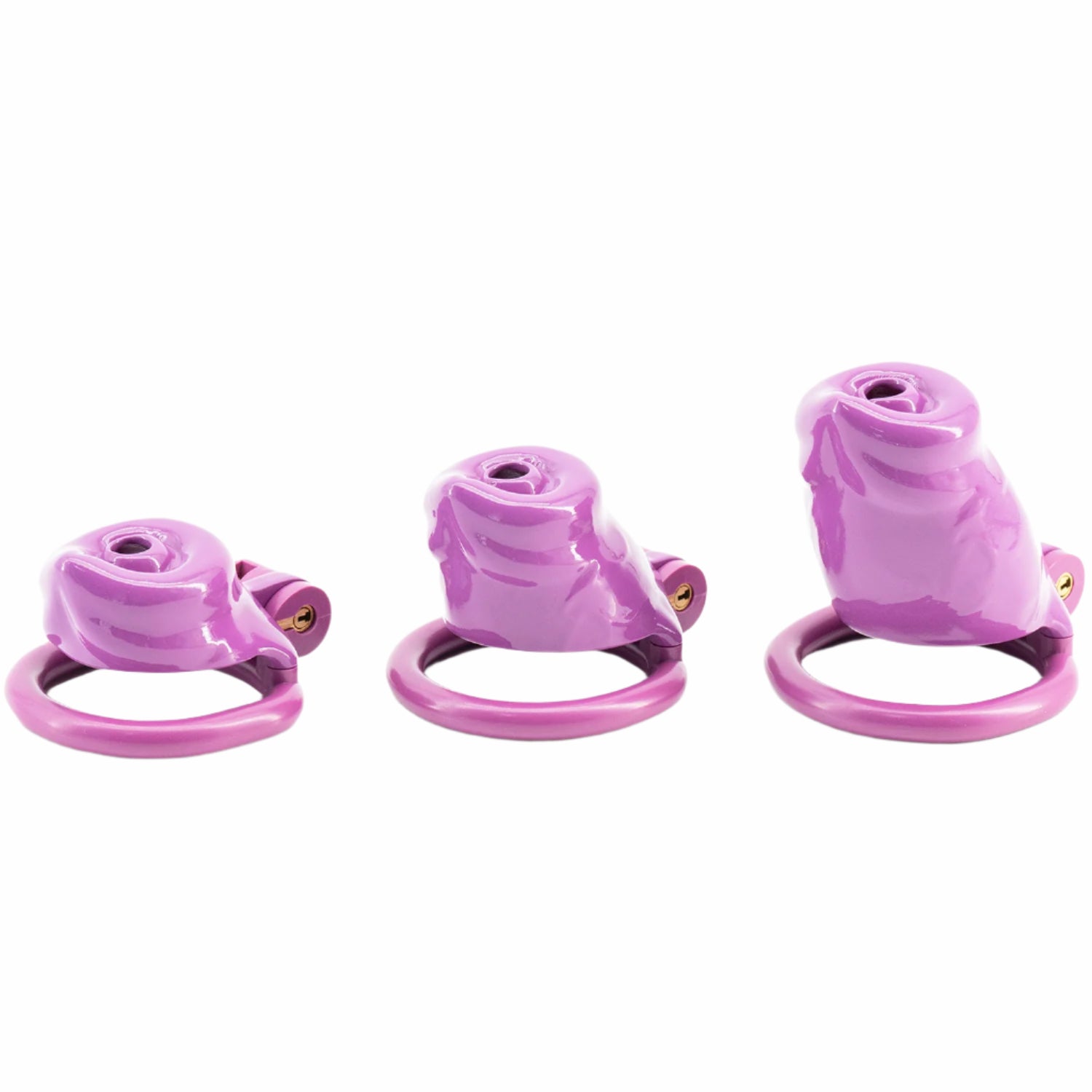 BAD PUP CHASTITY CAGE - Dark Pink Resin | Pup Hood UK