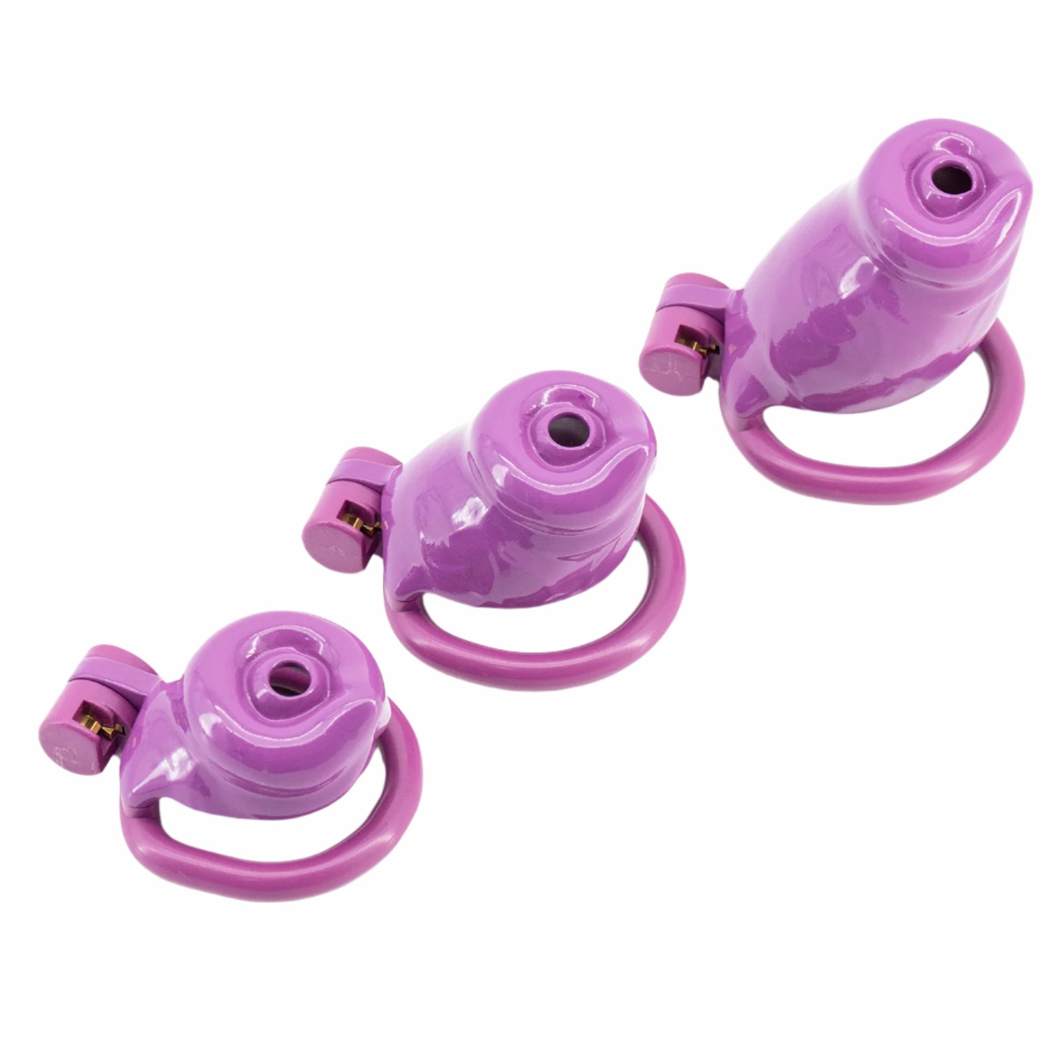 BAD PUP CHASTITY CAGE - Dark Pink Resin | Pup Hood UK