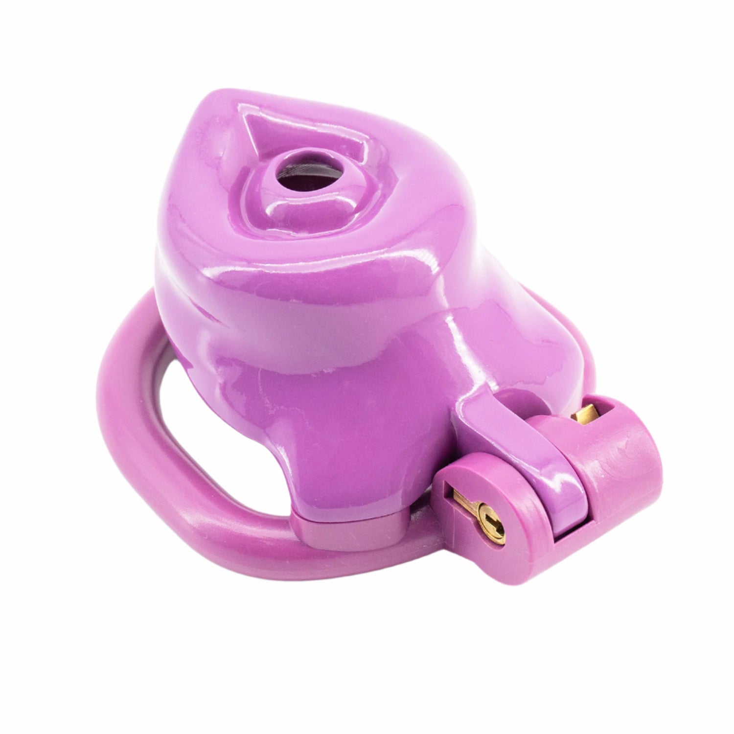 BAD PUP CHASTITY CAGE - Dark Pink Resin | Pup Hood UK