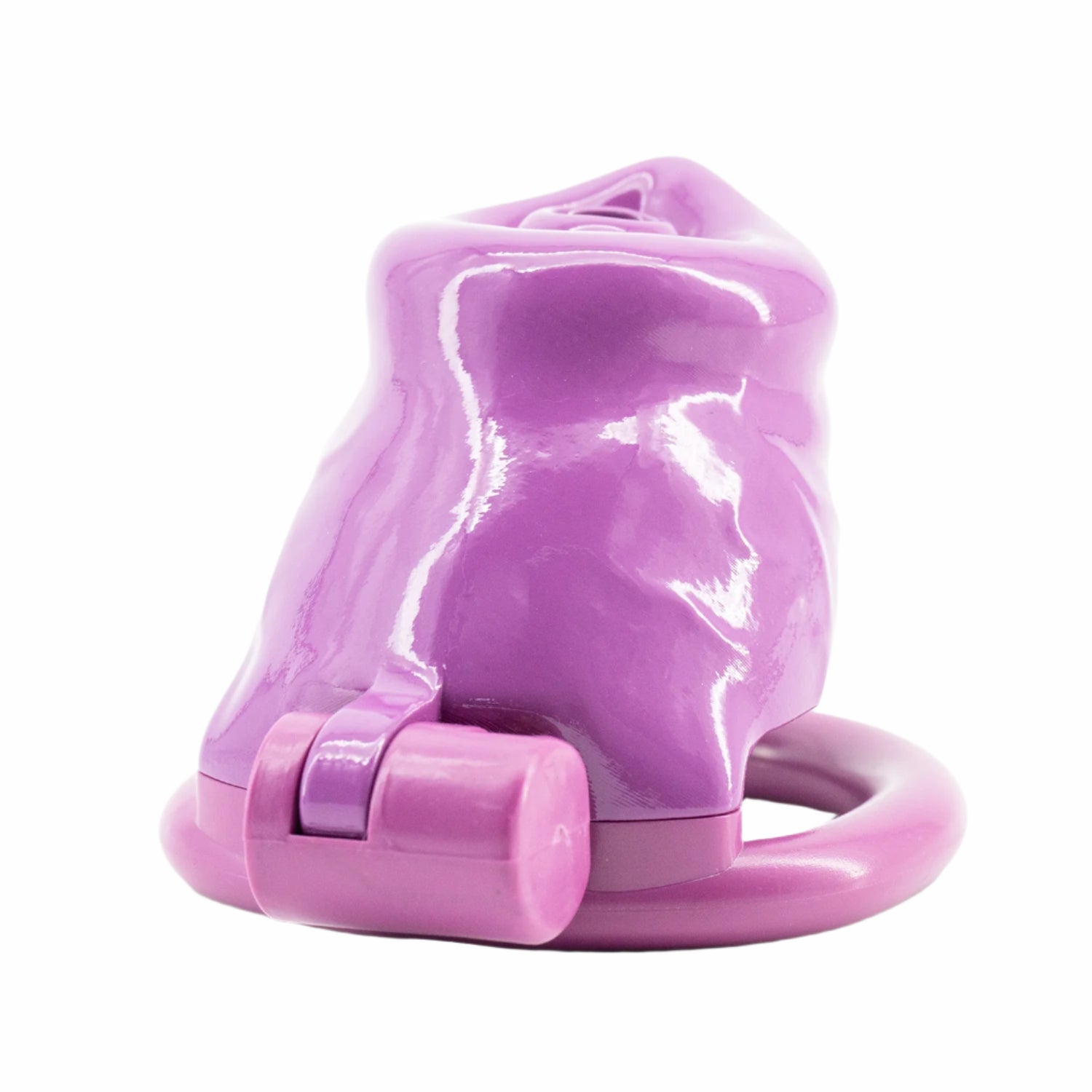 BAD PUP CHASTITY CAGE - Dark Pink Resin | Pup Hood UK