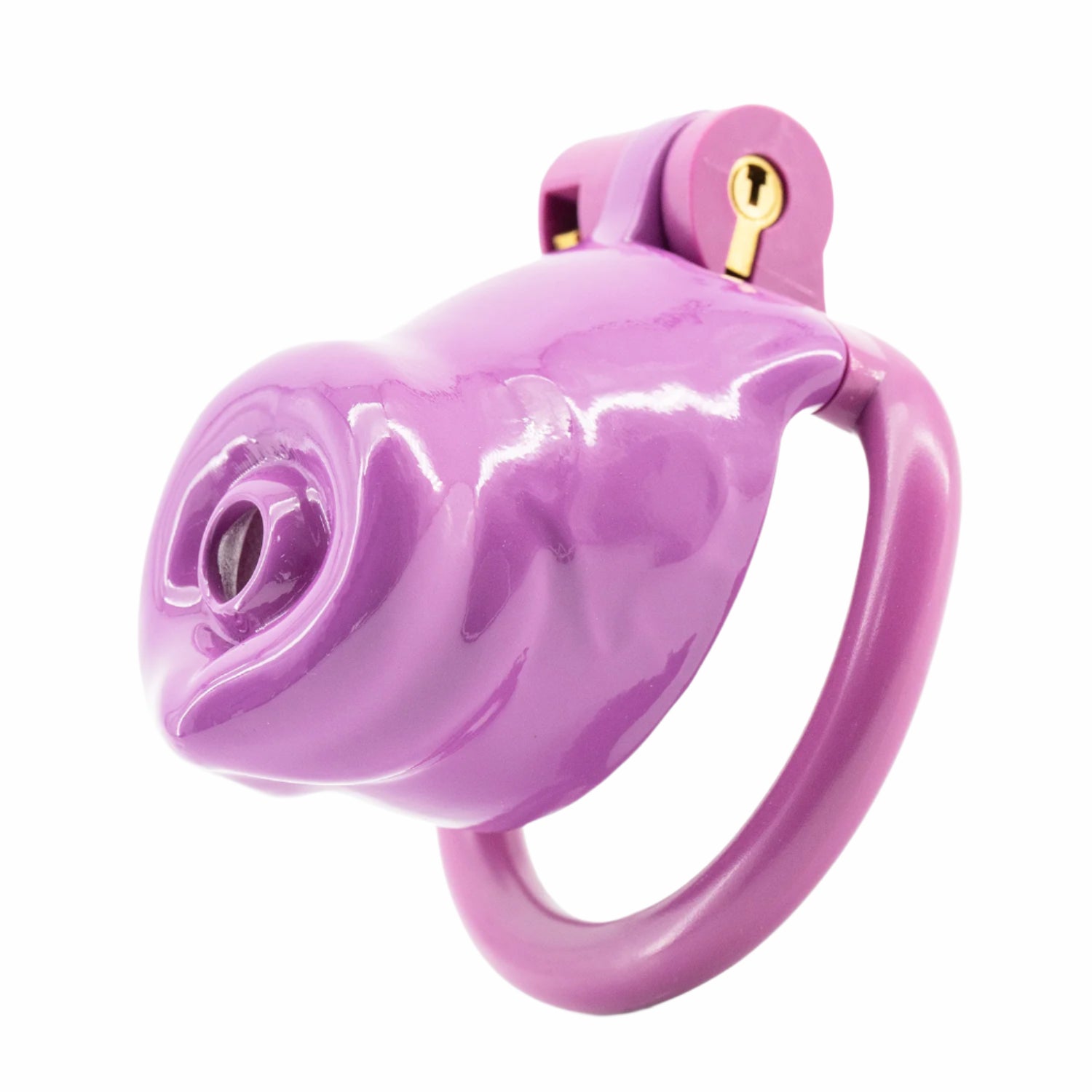 BAD PUP CHASTITY CAGE - Dark Pink Resin | Pup Hood UK