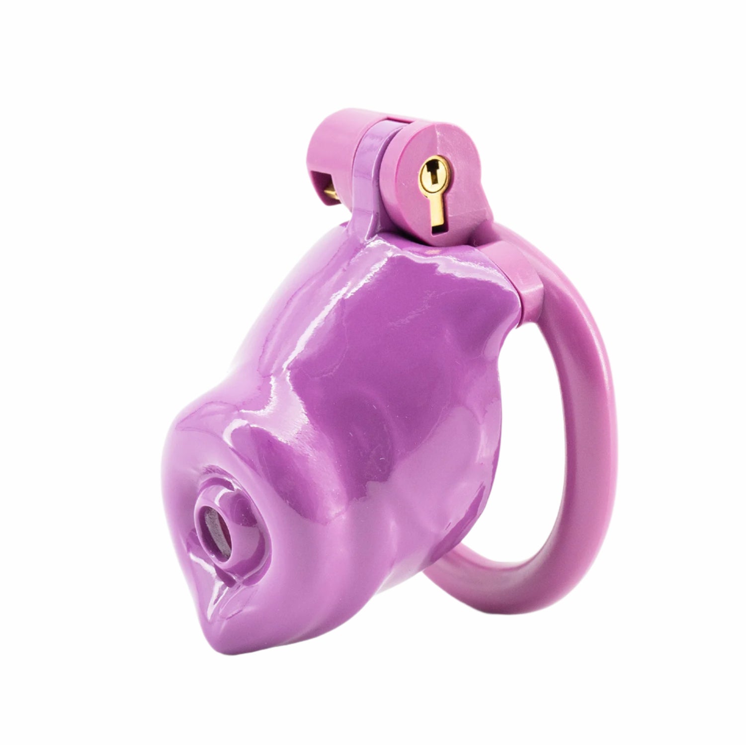 BAD PUP CHASTITY CAGE - Dark Pink Resin | Pup Hood UK