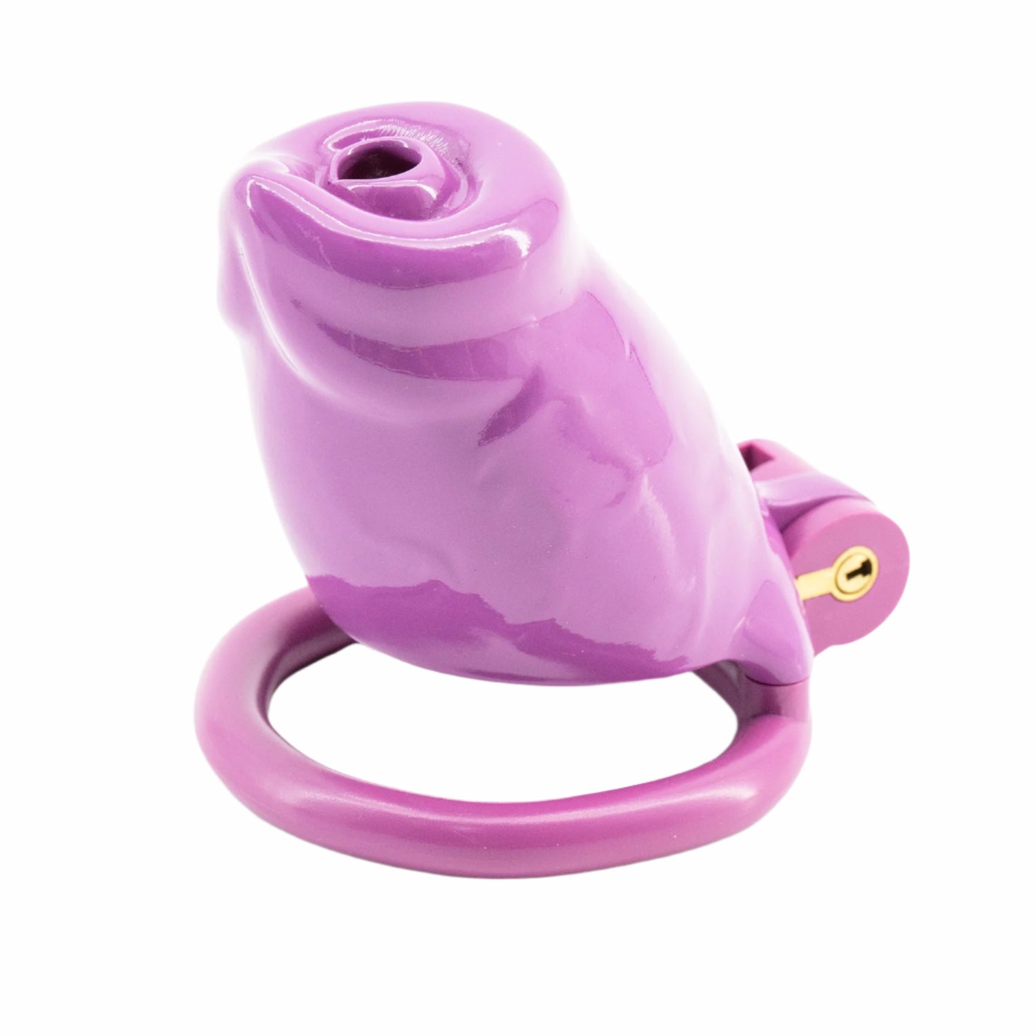 BAD PUP CHASTITY CAGE - Dark Pink Resin | Pup Hood UK
