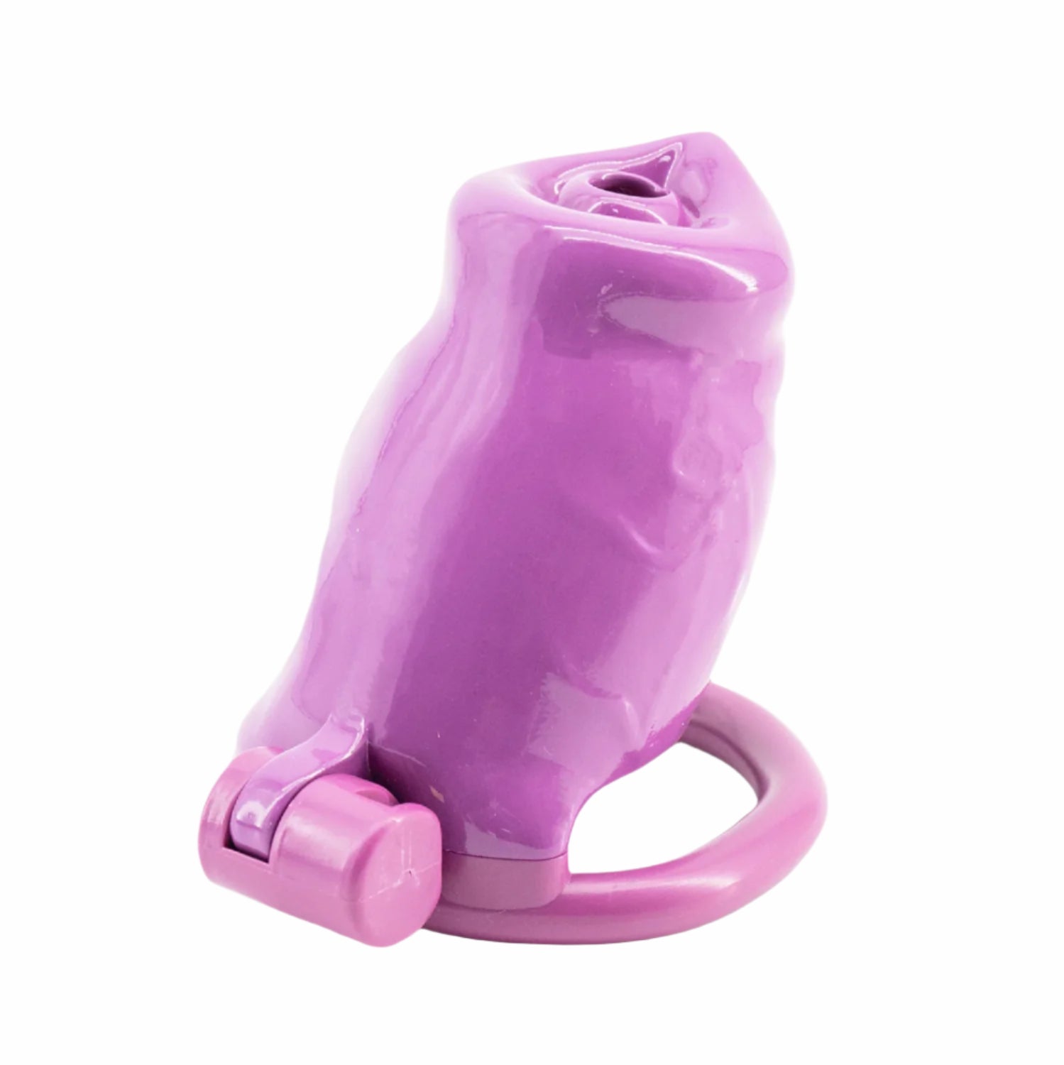 BAD PUP CHASTITY CAGE - Dark Pink Resin | Pup Hood UK