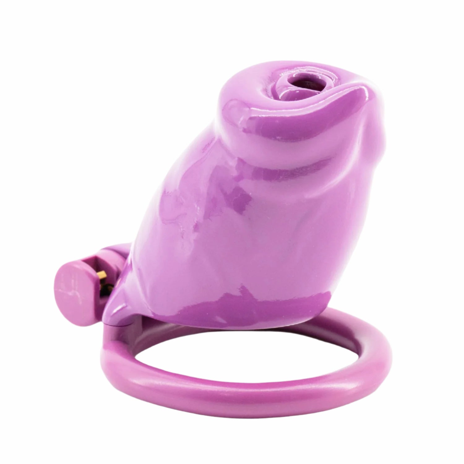 BAD PUP CHASTITY CAGE - Dark Pink Resin | Pup Hood UK