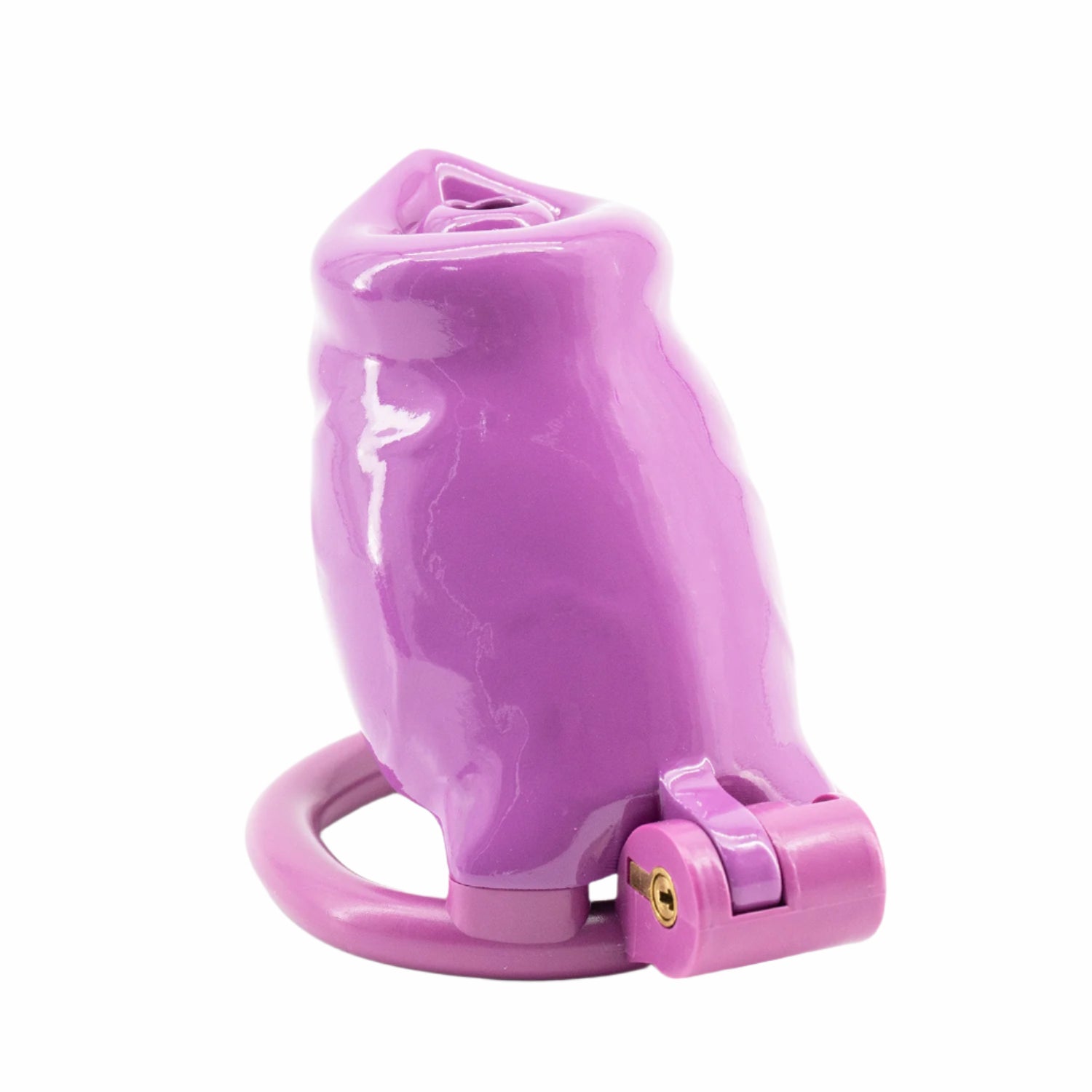 BAD PUP CHASTITY CAGE - Dark Pink Resin | Pup Hood UK