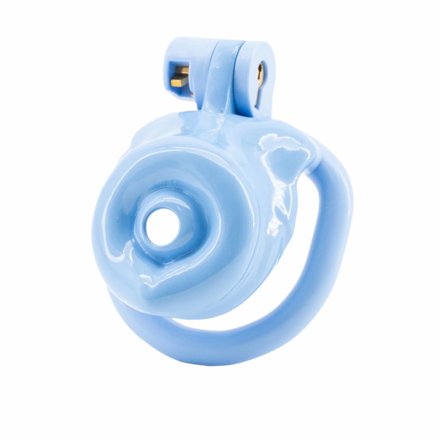 BAD PUP CHASTITY CAGE - Blue Resin | Pup Hood UK