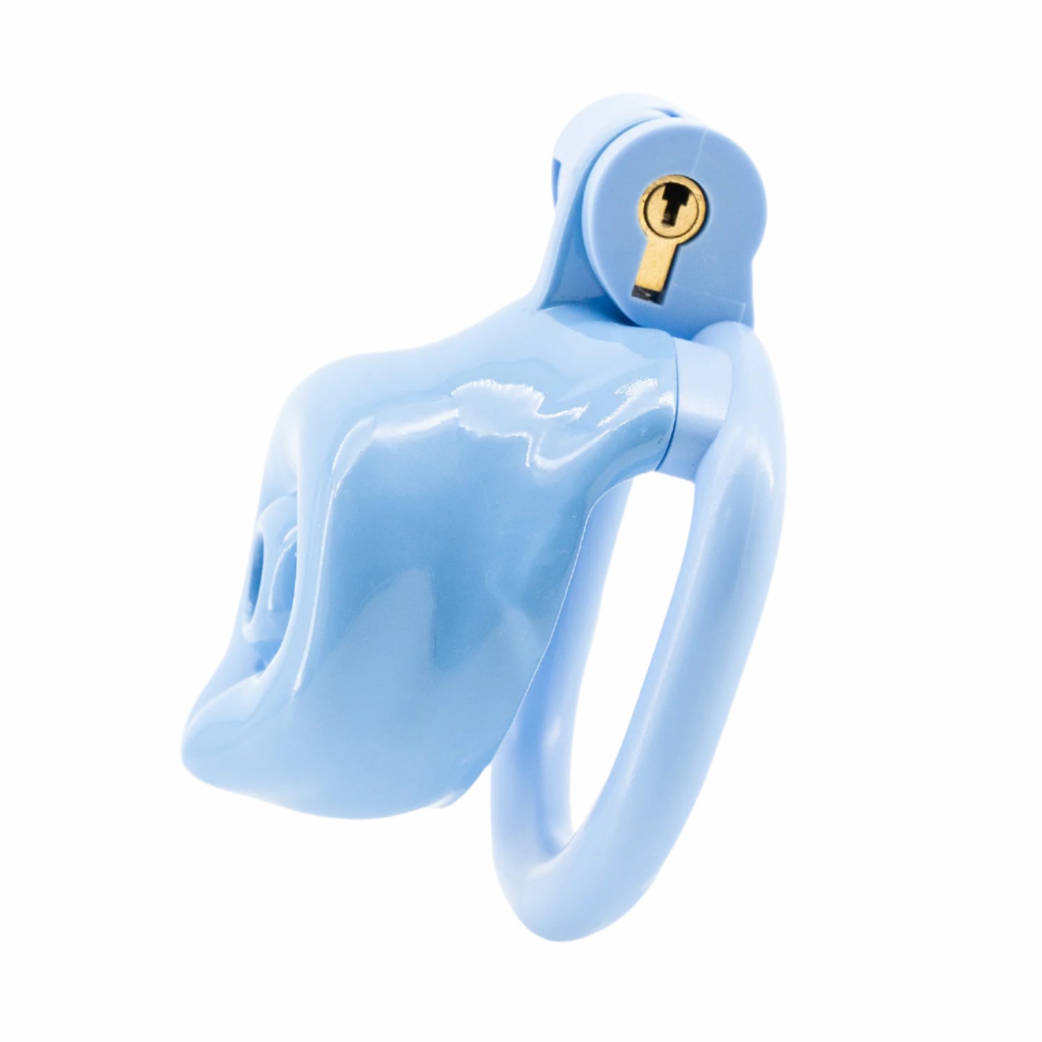 BAD PUP CHASTITY CAGE - Blue Resin | Pup Hood UK
