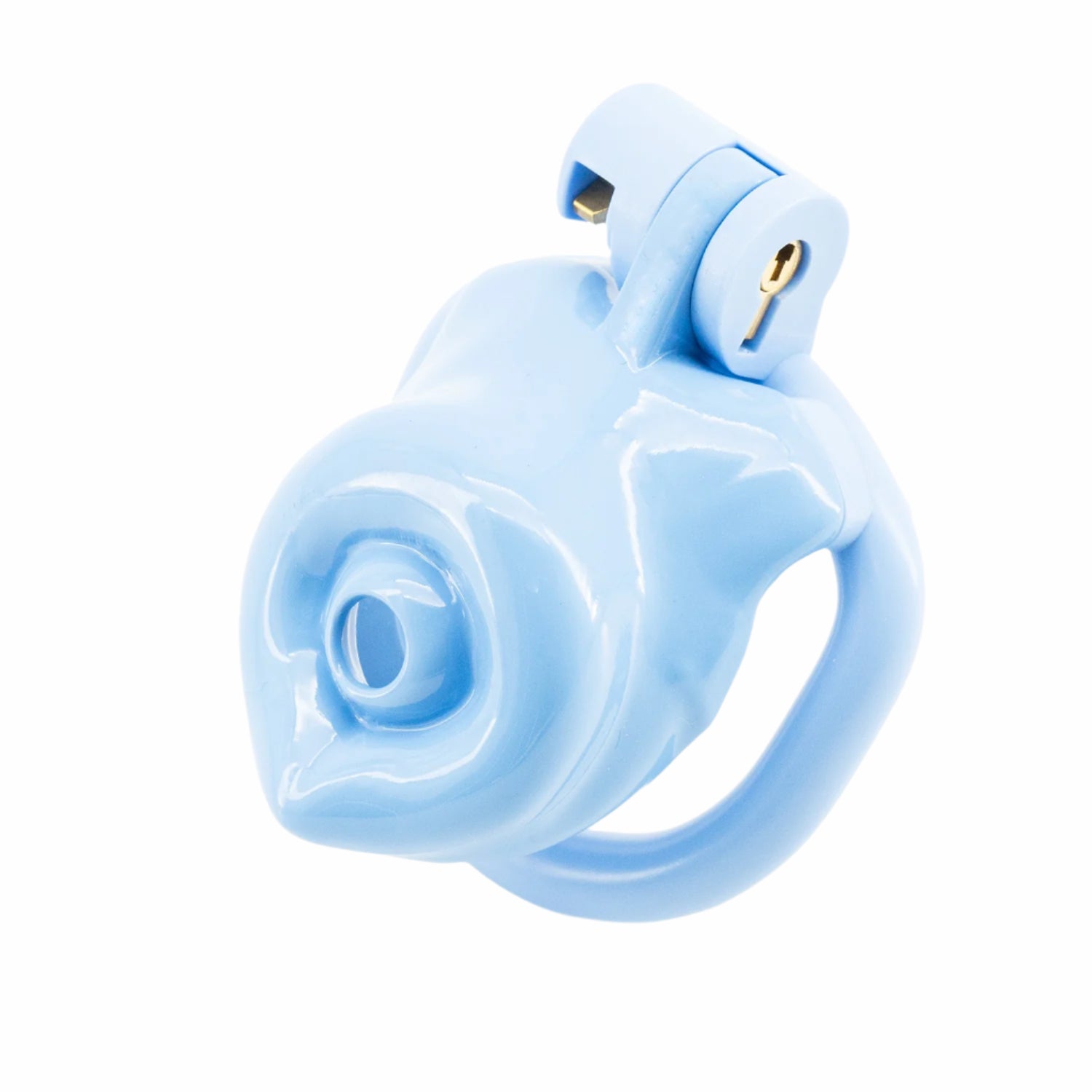 BAD PUP CHASTITY CAGE - Blue Resin | Pup Hood UK