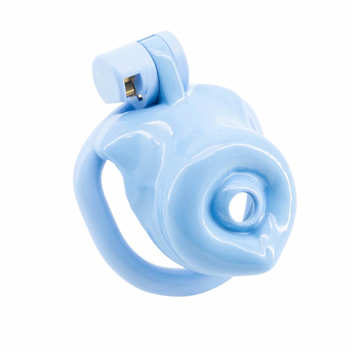 BAD PUP CHASTITY CAGE - Blue Resin | Pup Hood UK