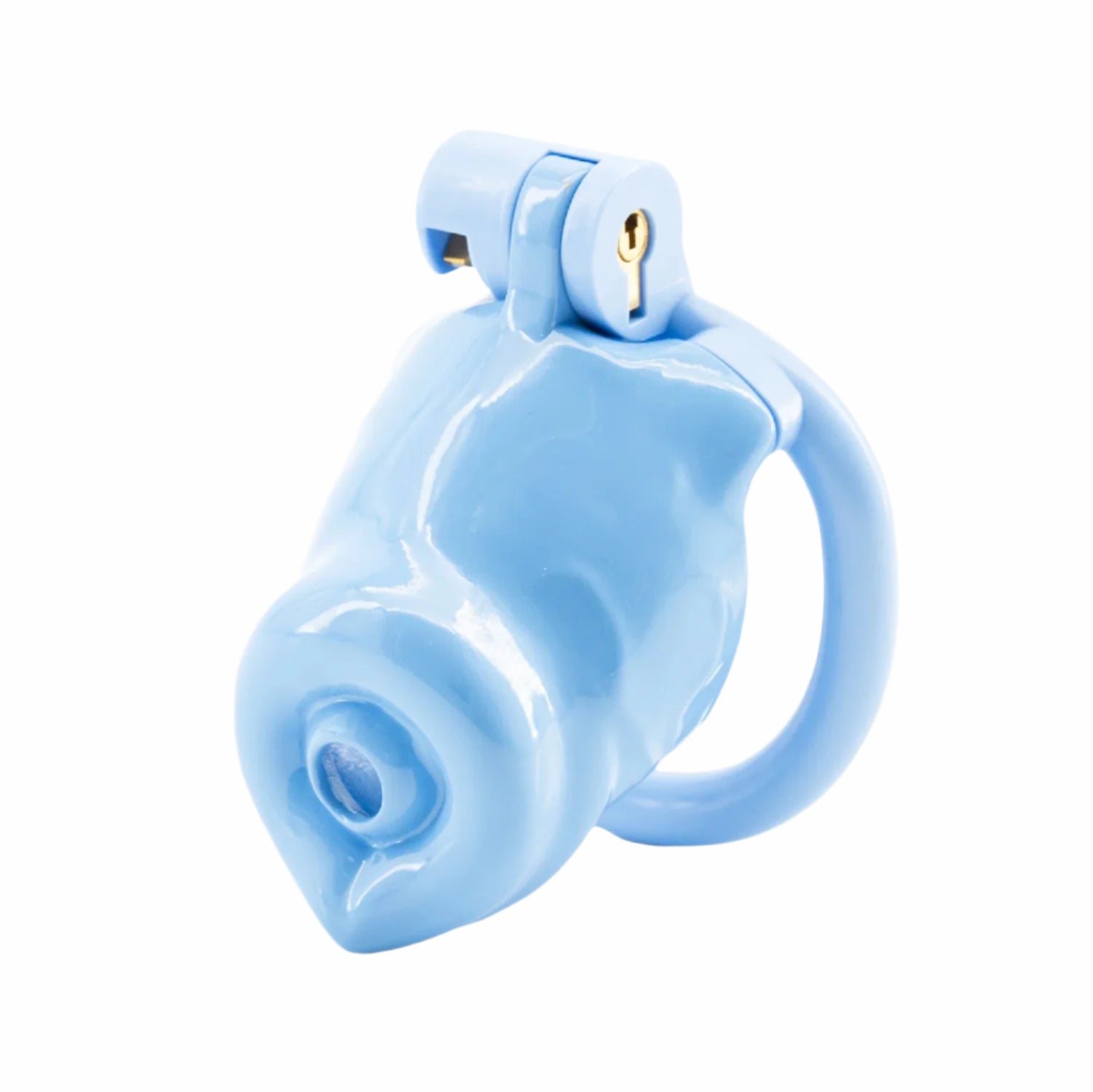 BAD PUP CHASTITY CAGE - Blue Resin | Pup Hood UK