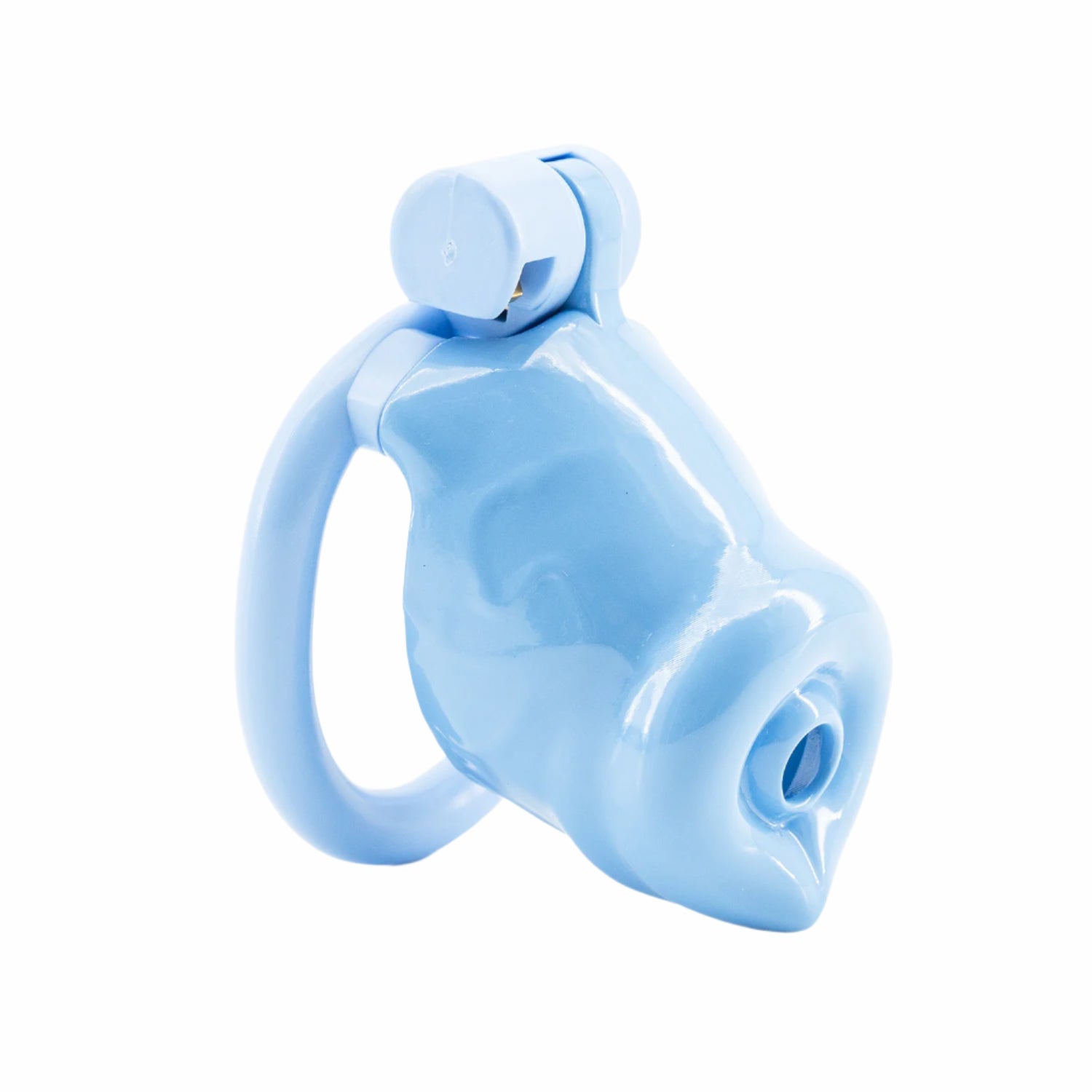 BAD PUP CHASTITY CAGE - Blue Resin | Pup Hood UK