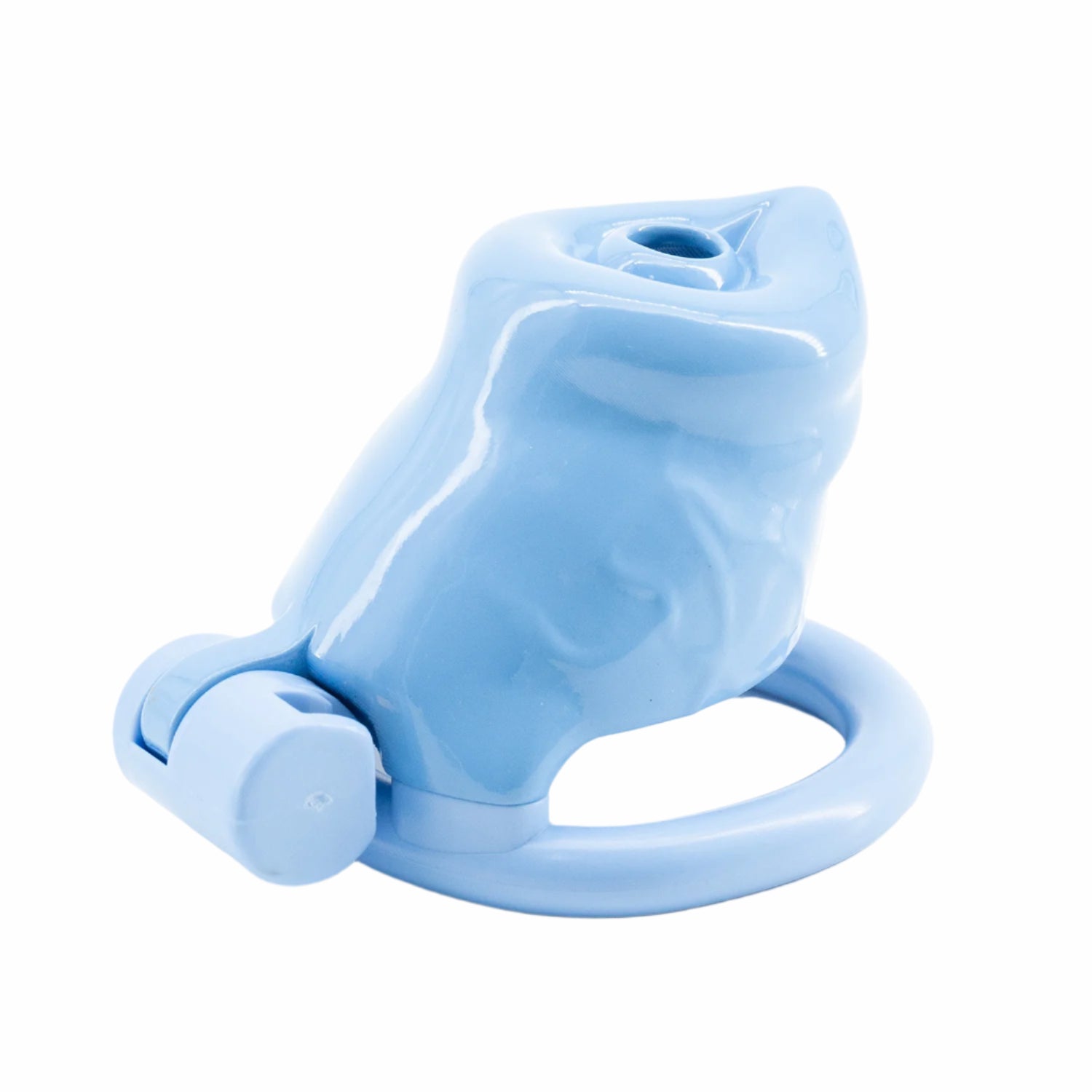 BAD PUP CHASTITY CAGE - Blue Resin | Pup Hood UK