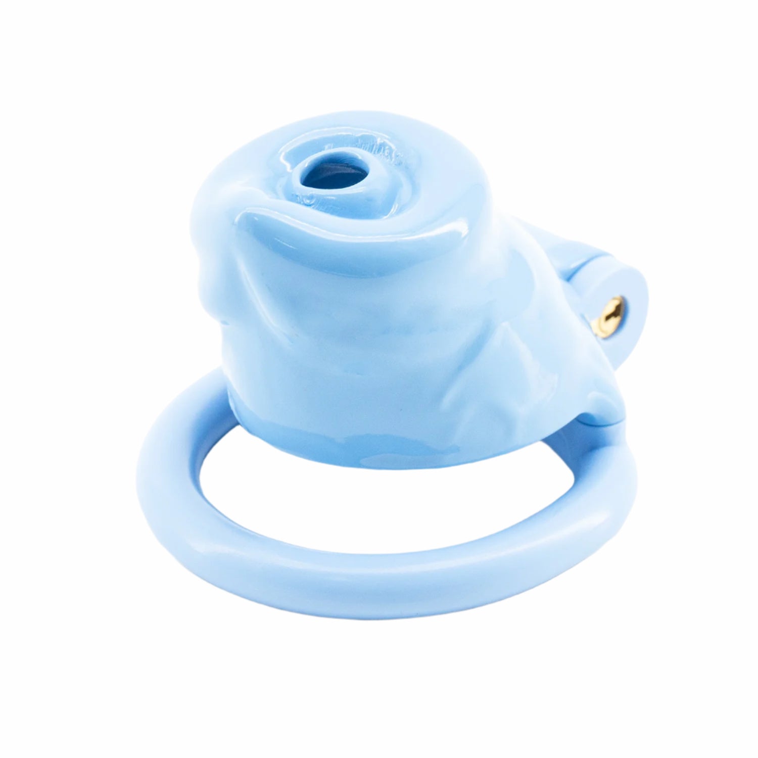 BAD PUP CHASTITY CAGE - Blue Resin | Pup Hood UK