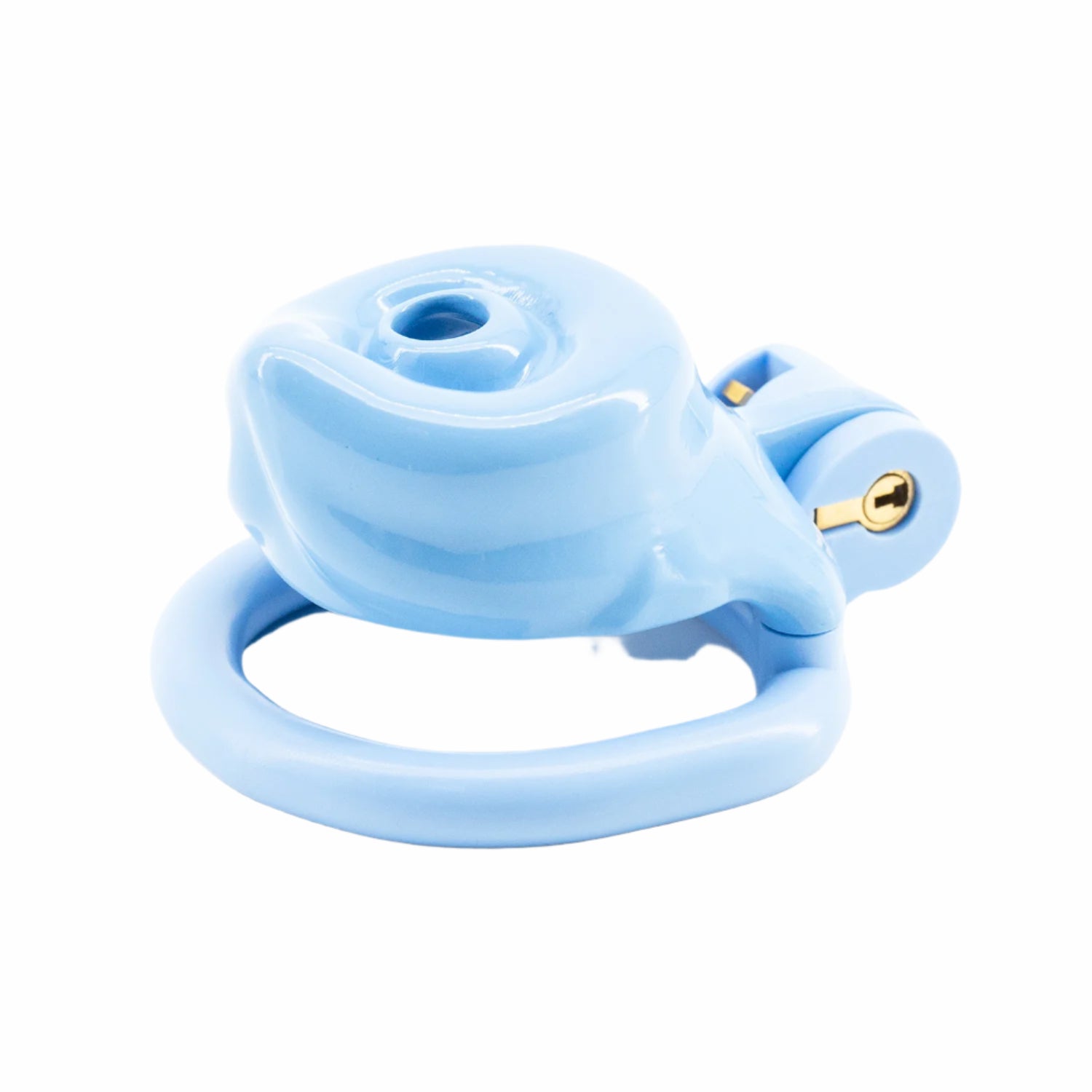 BAD PUP CHASTITY CAGE - Blue Resin | Pup Hood UK