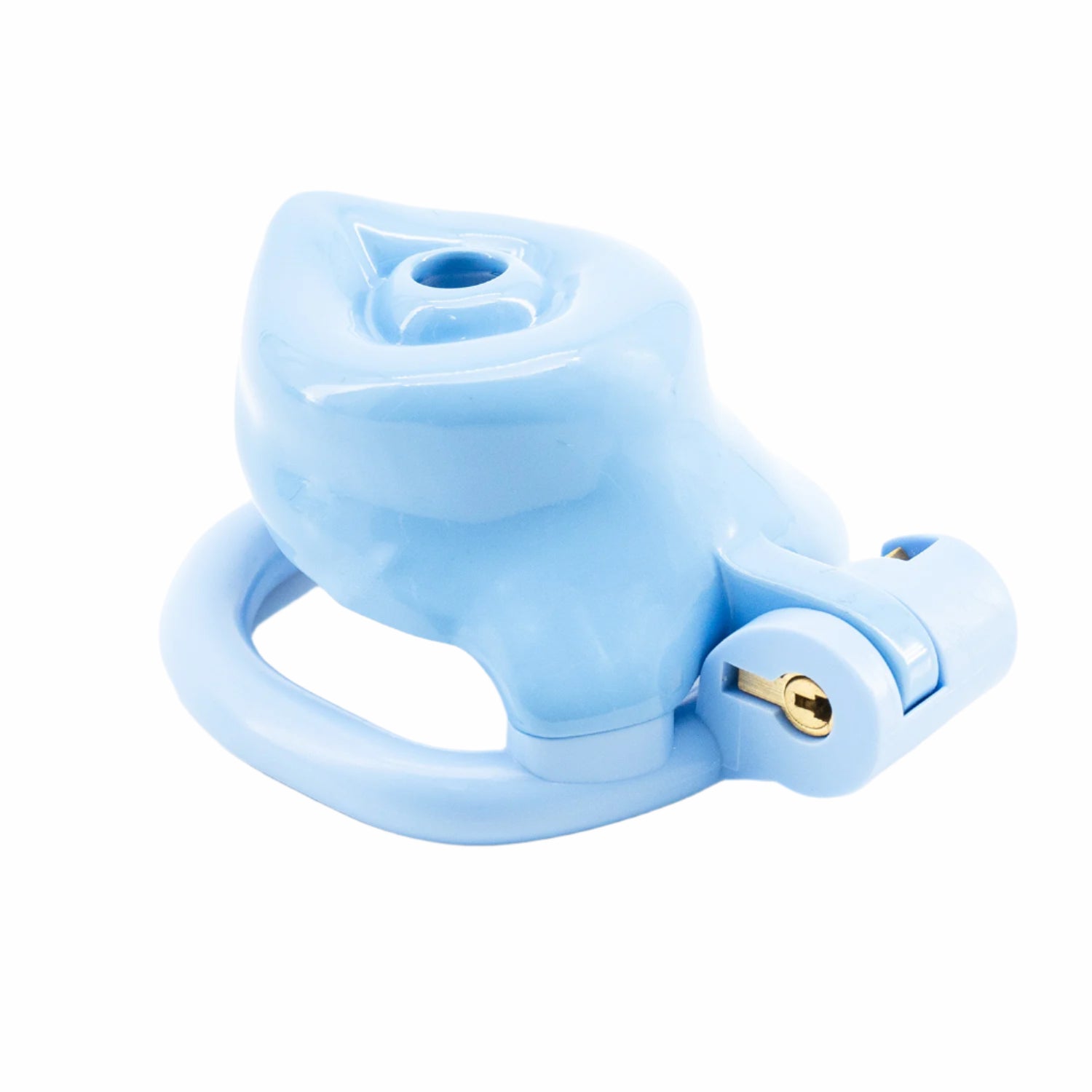 BAD PUP CHASTITY CAGE - Blue Resin | Pup Hood UK