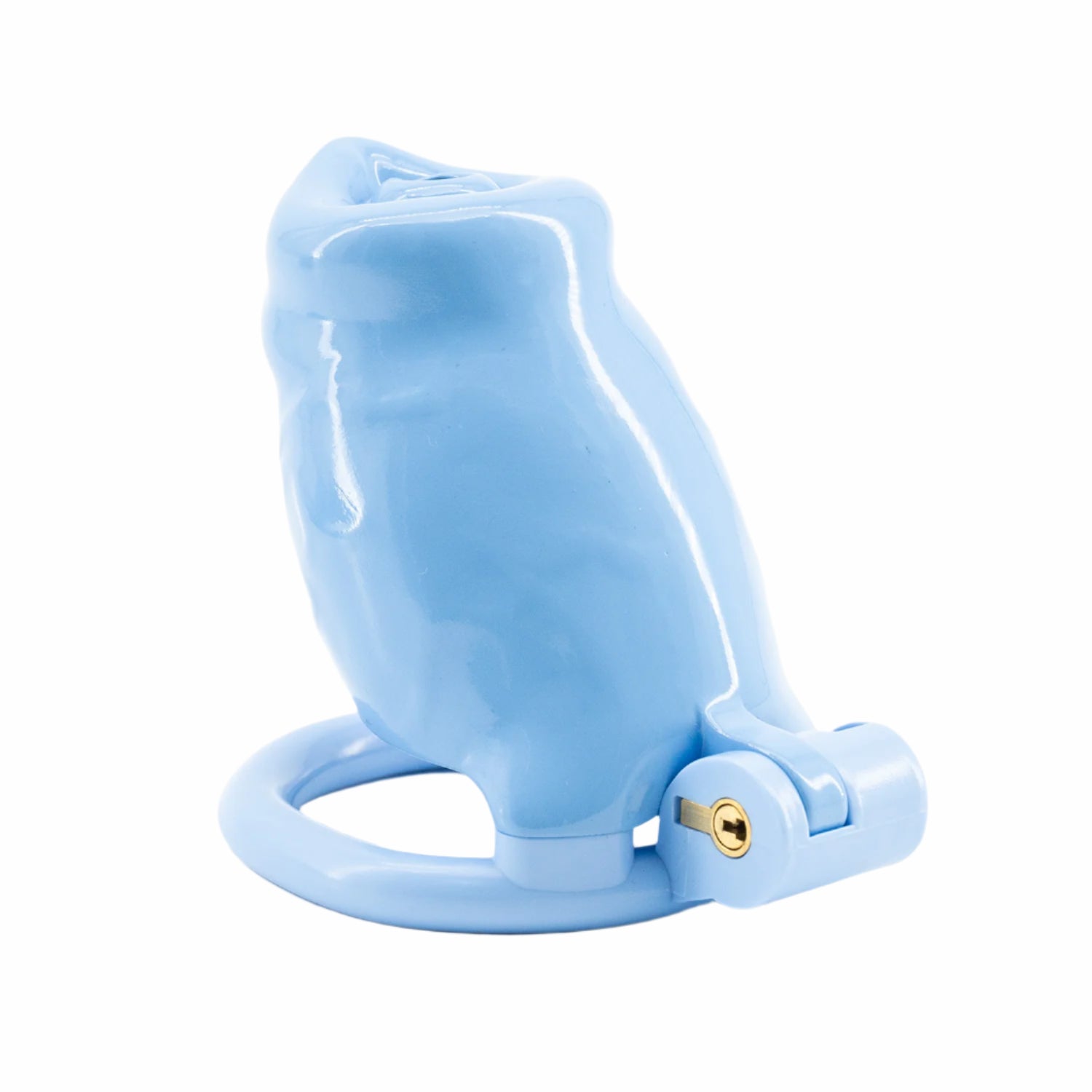 BAD PUP CHASTITY CAGE - Blue Resin | Pup Hood UK