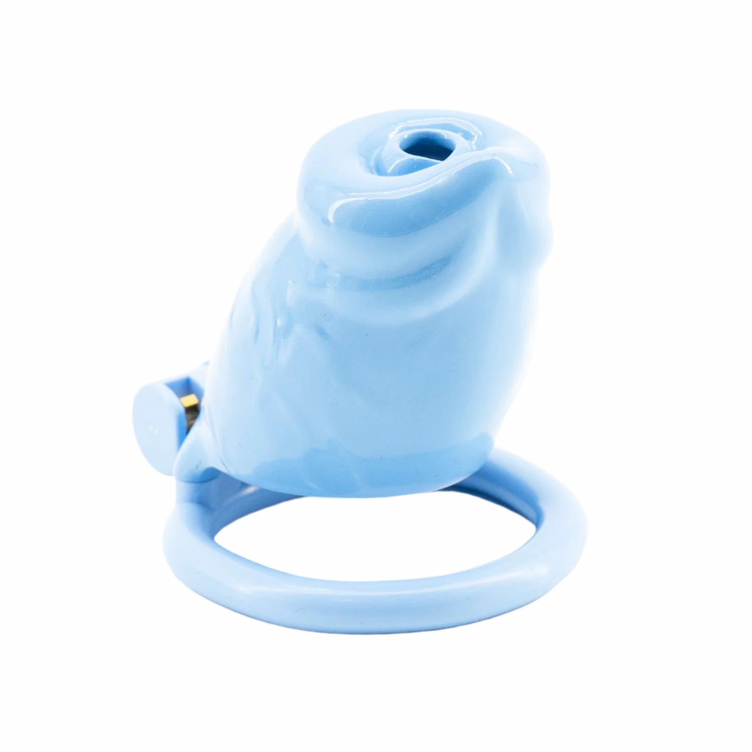 BAD PUP CHASTITY CAGE - Blue Resin | Pup Hood UK