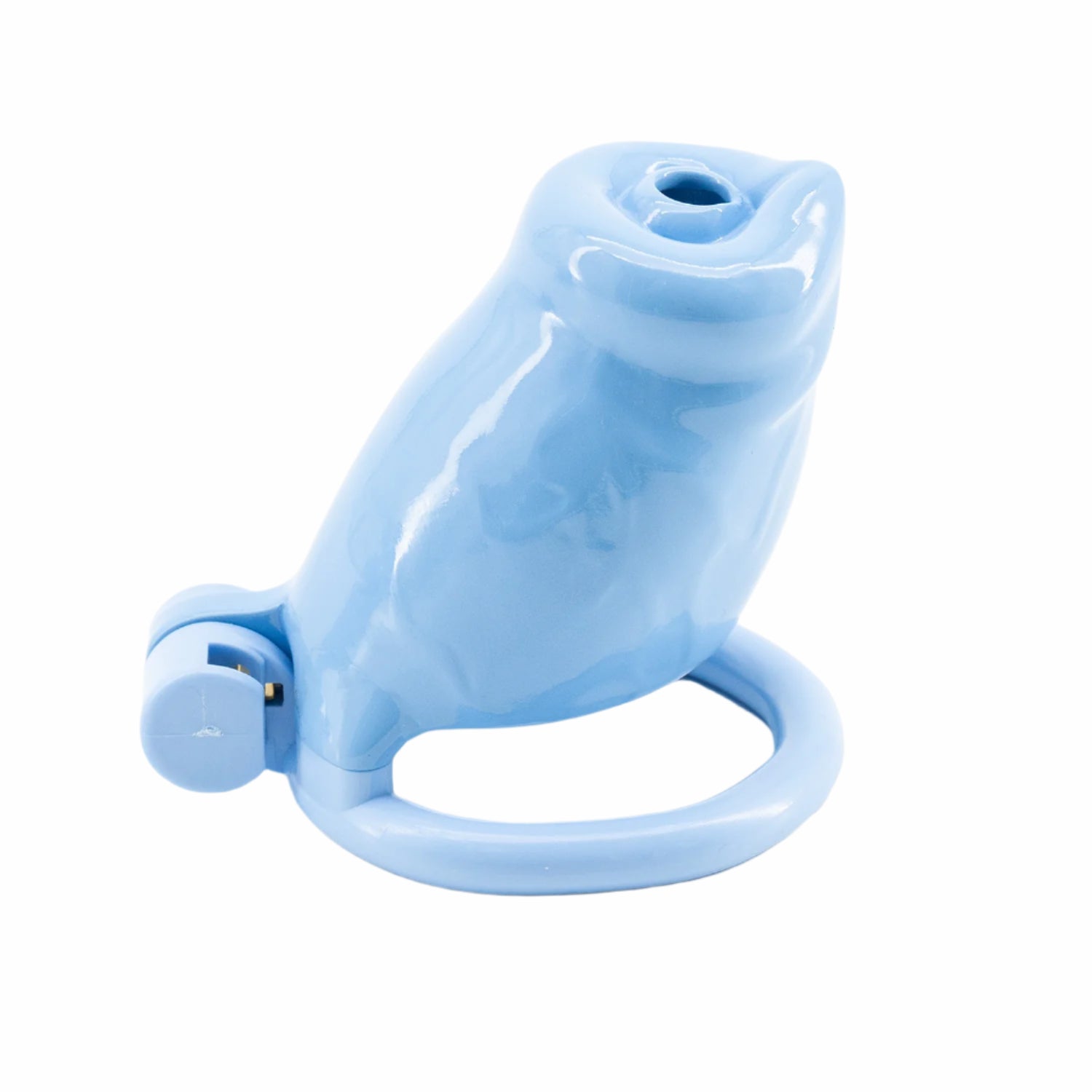 BAD PUP CHASTITY CAGE - Blue Resin | Pup Hood UK