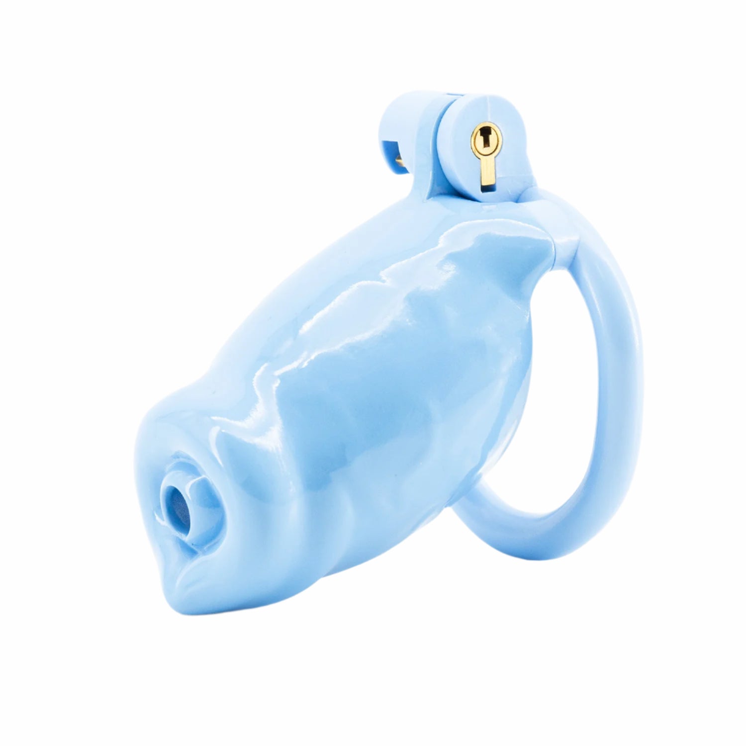 BAD PUP CHASTITY CAGE - Blue Resin | Pup Hood UK