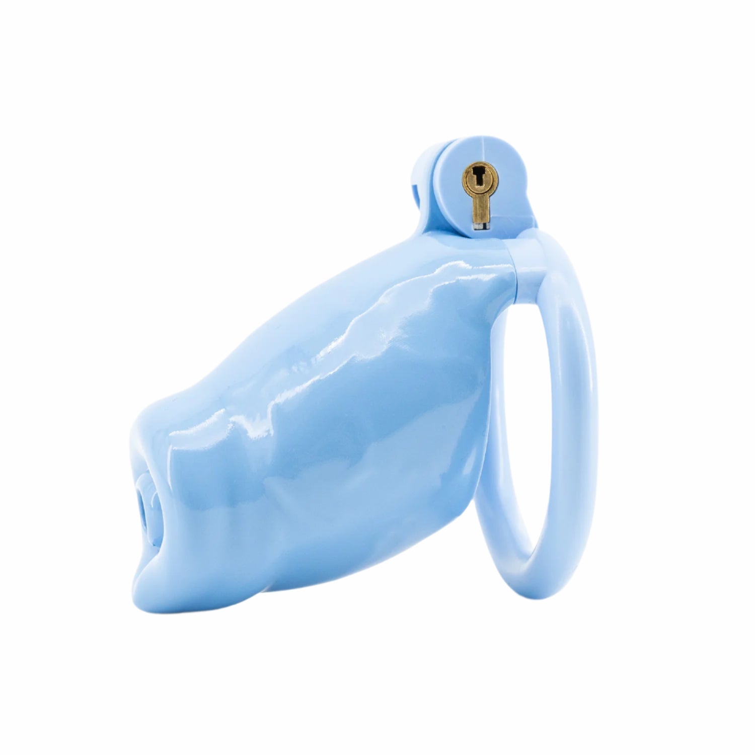 BAD PUP CHASTITY CAGE - Blue Resin | Pup Hood UK