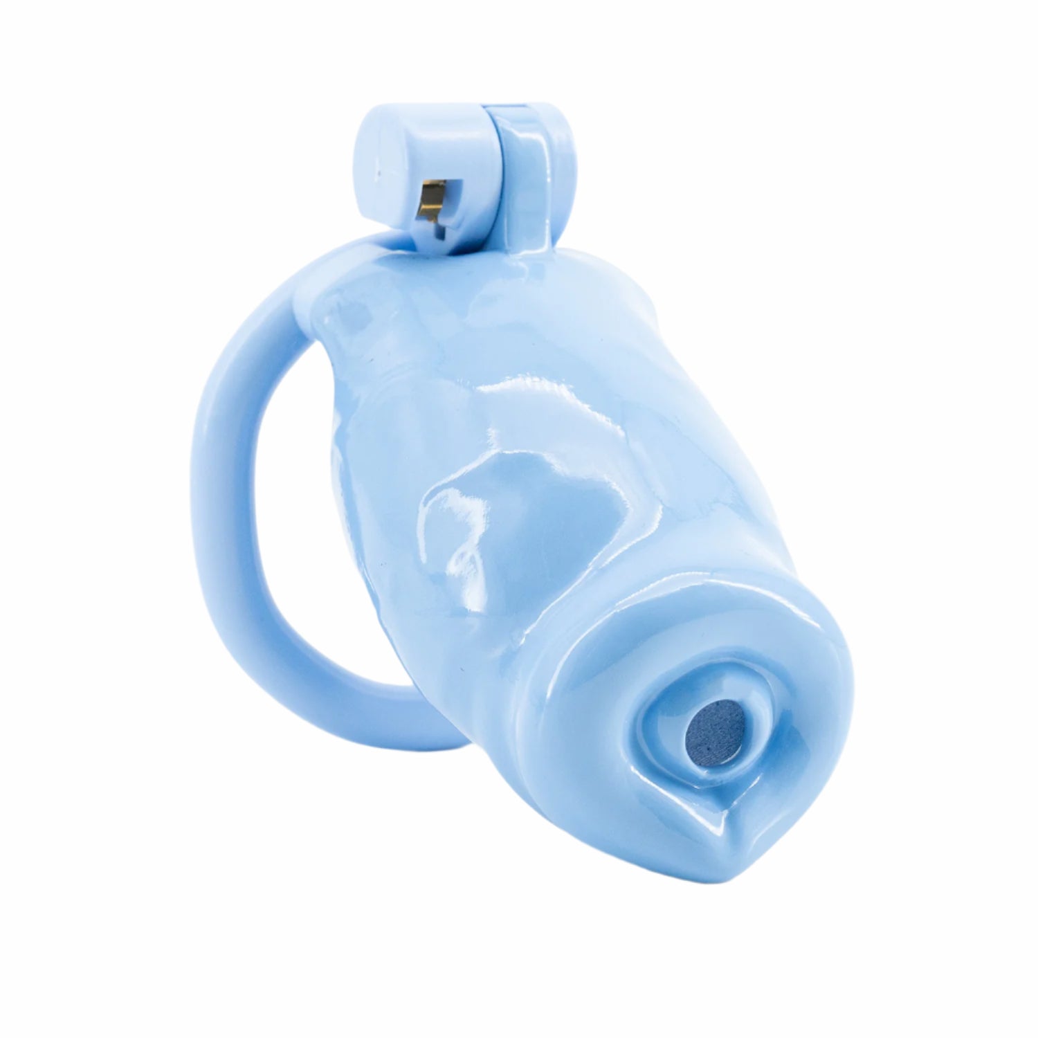 BAD PUP CHASTITY CAGE - Blue Resin | Pup Hood UK