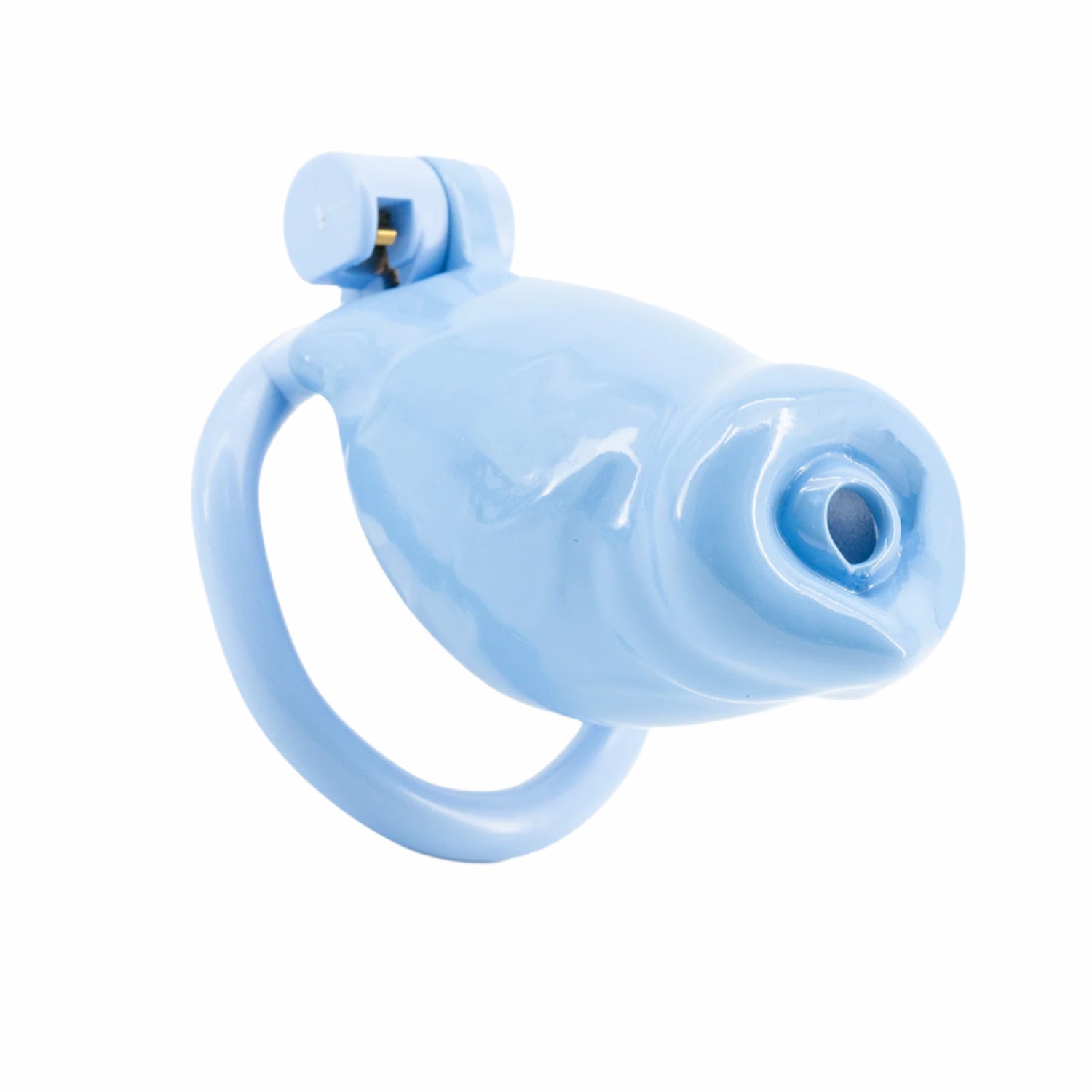 BAD PUP CHASTITY CAGE - Blue Resin | Pup Hood UK