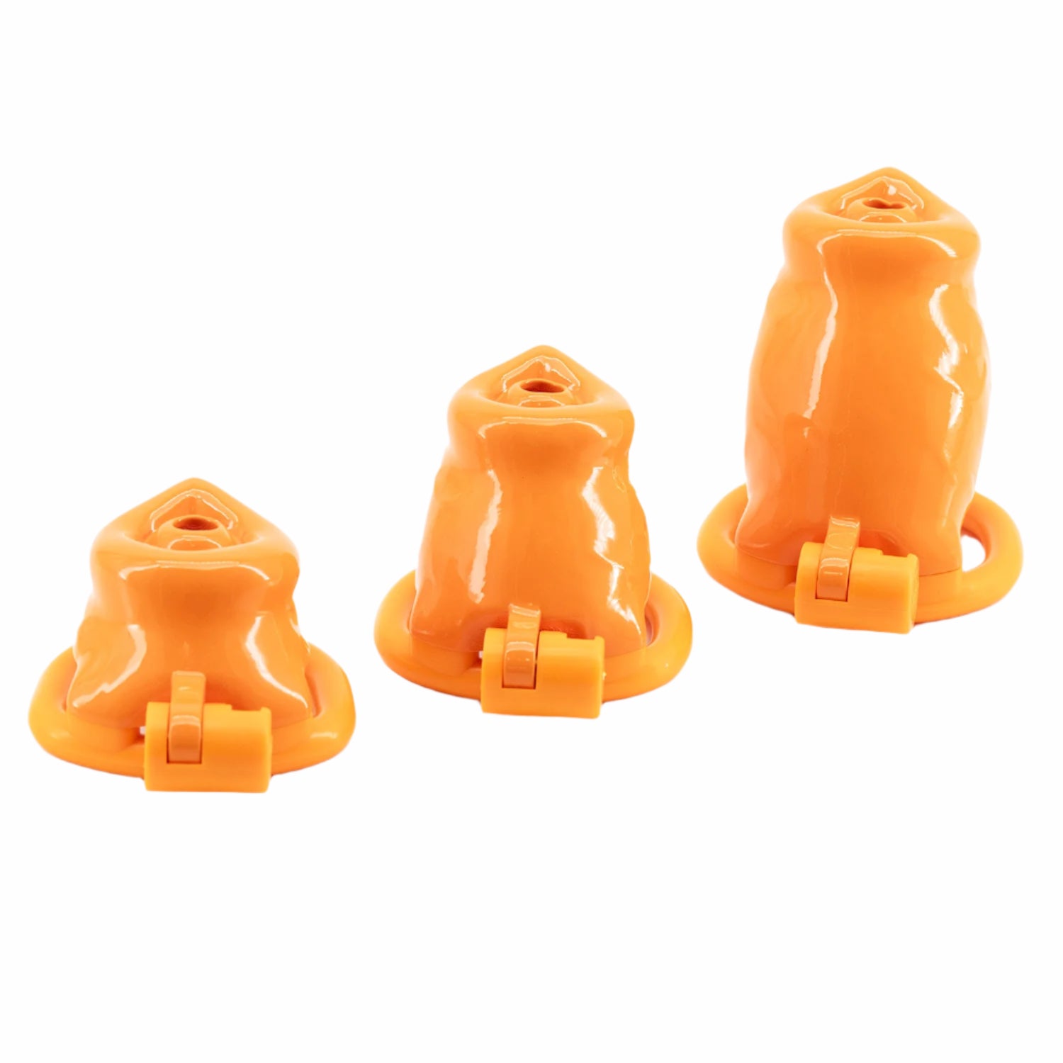 BAD PUP CHASTITY CAGE - Orange Resin | Pup Hood UK