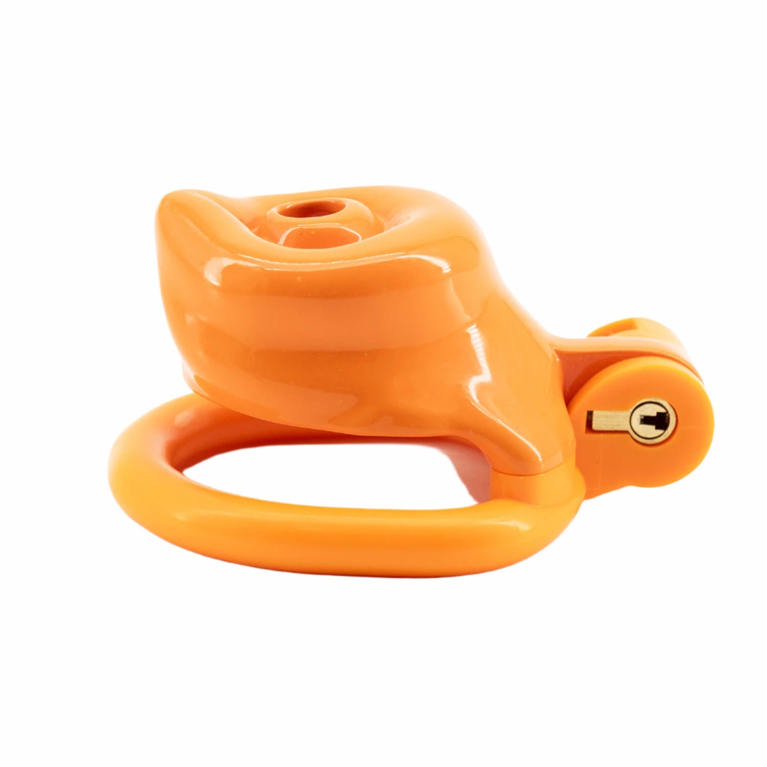 BAD PUP CHASTITY CAGE - Orange Resin | Pup Hood UK