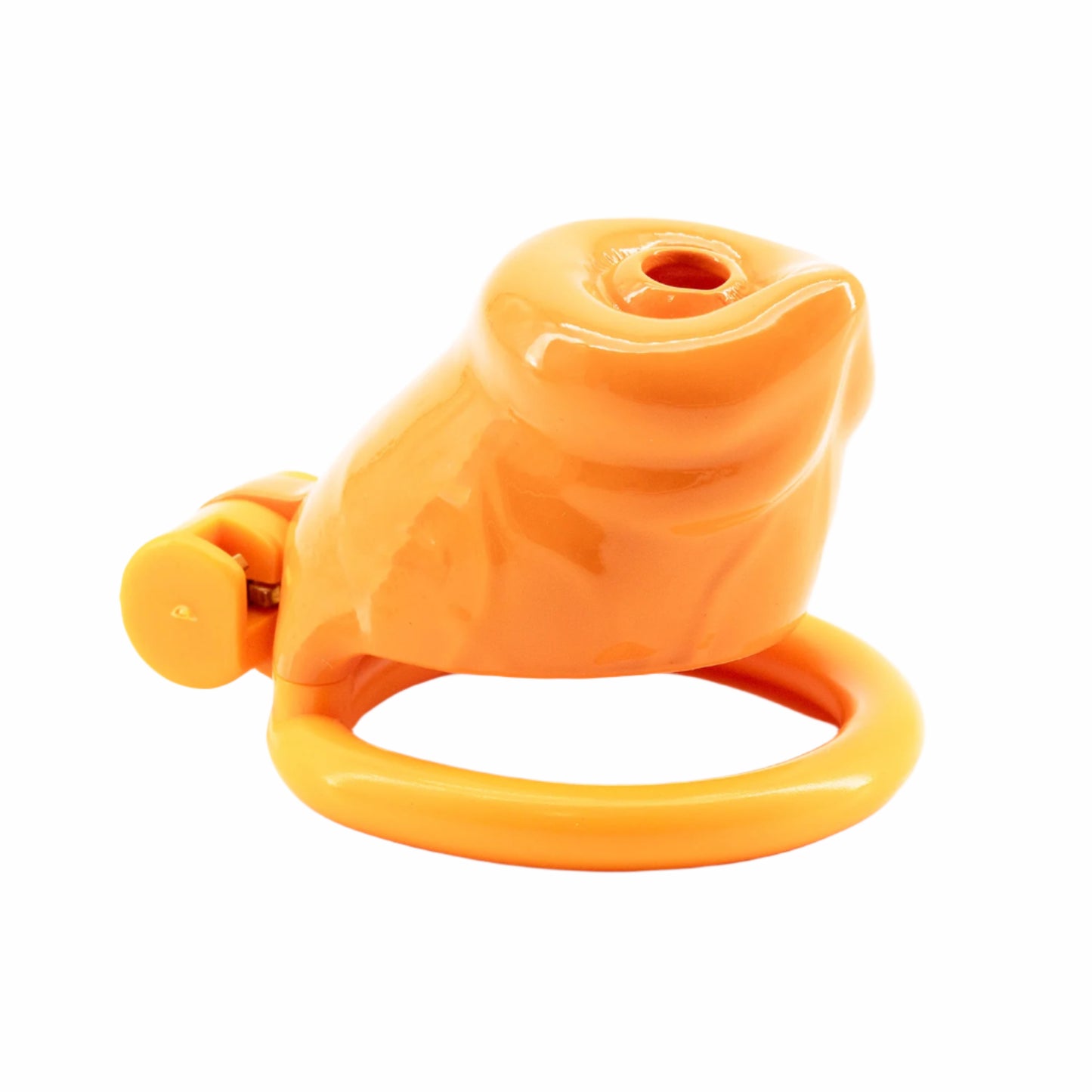 BAD PUP CHASTITY CAGE - Orange Resin | Pup Hood UK