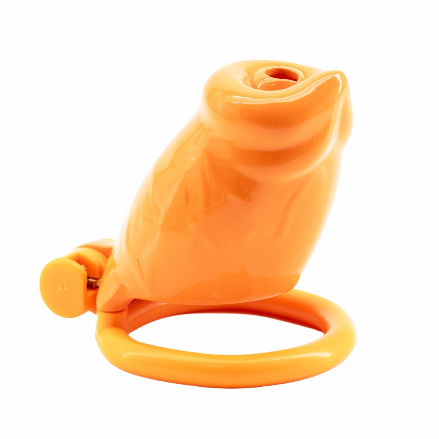 BAD PUP CHASTITY CAGE - Orange Resin | Pup Hood UK