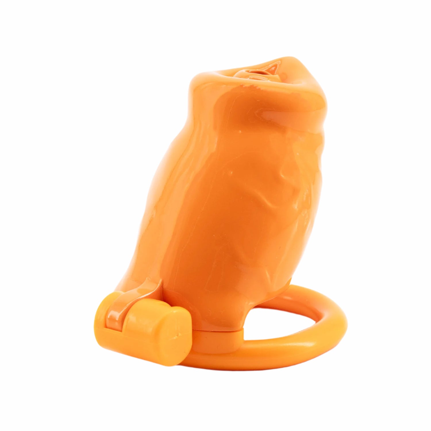 BAD PUP CHASTITY CAGE - Orange Resin | Pup Hood UK