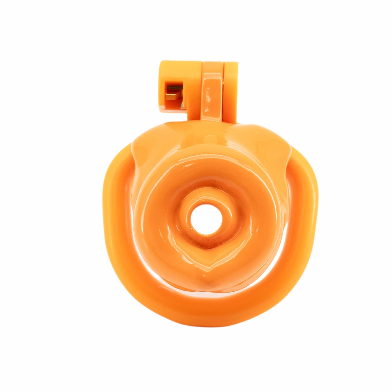 BAD PUP CHASTITY CAGE - Orange Resin | Pup Hood UK