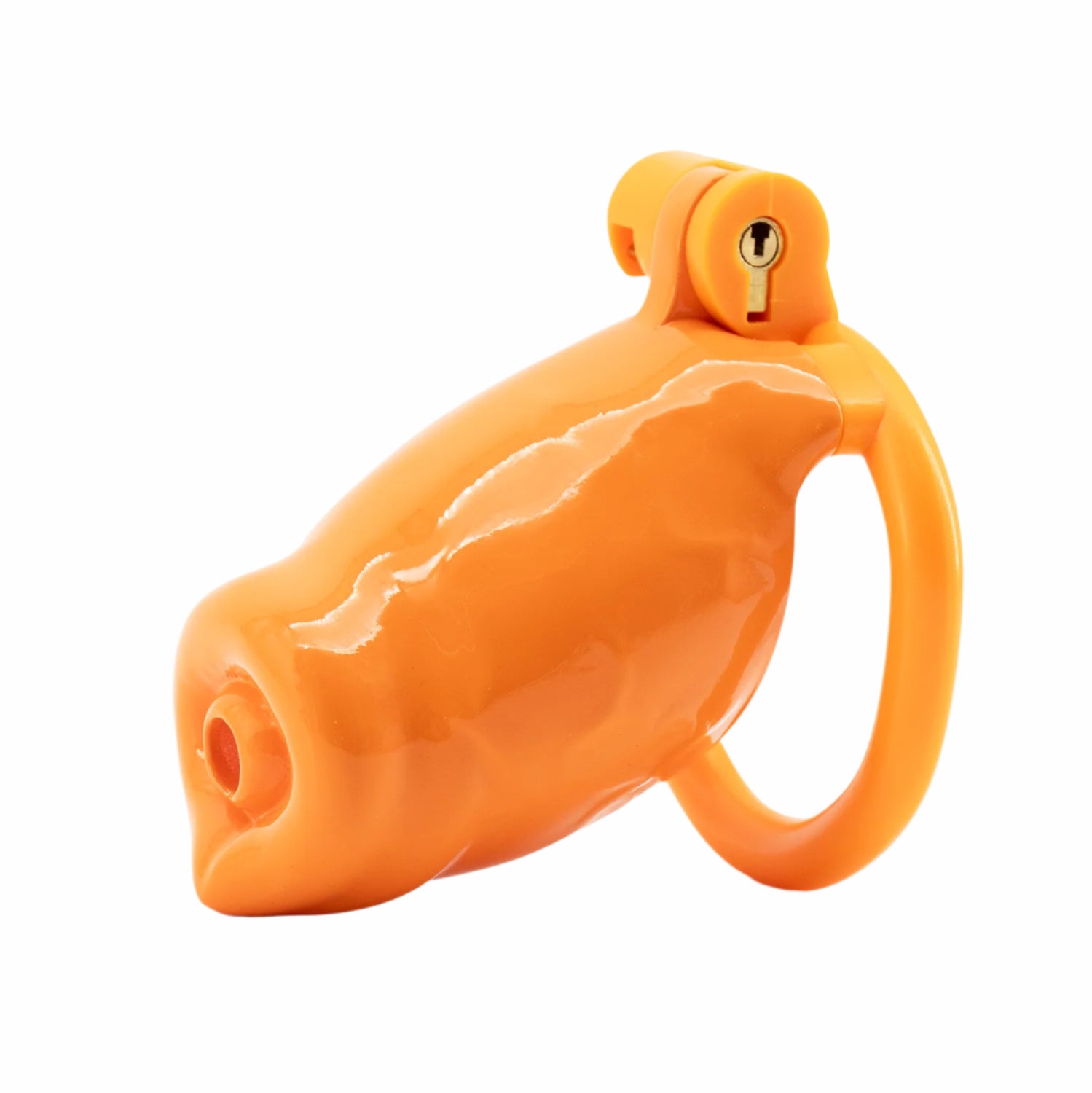 BAD PUP CHASTITY CAGE - Orange Resin | Pup Hood UK