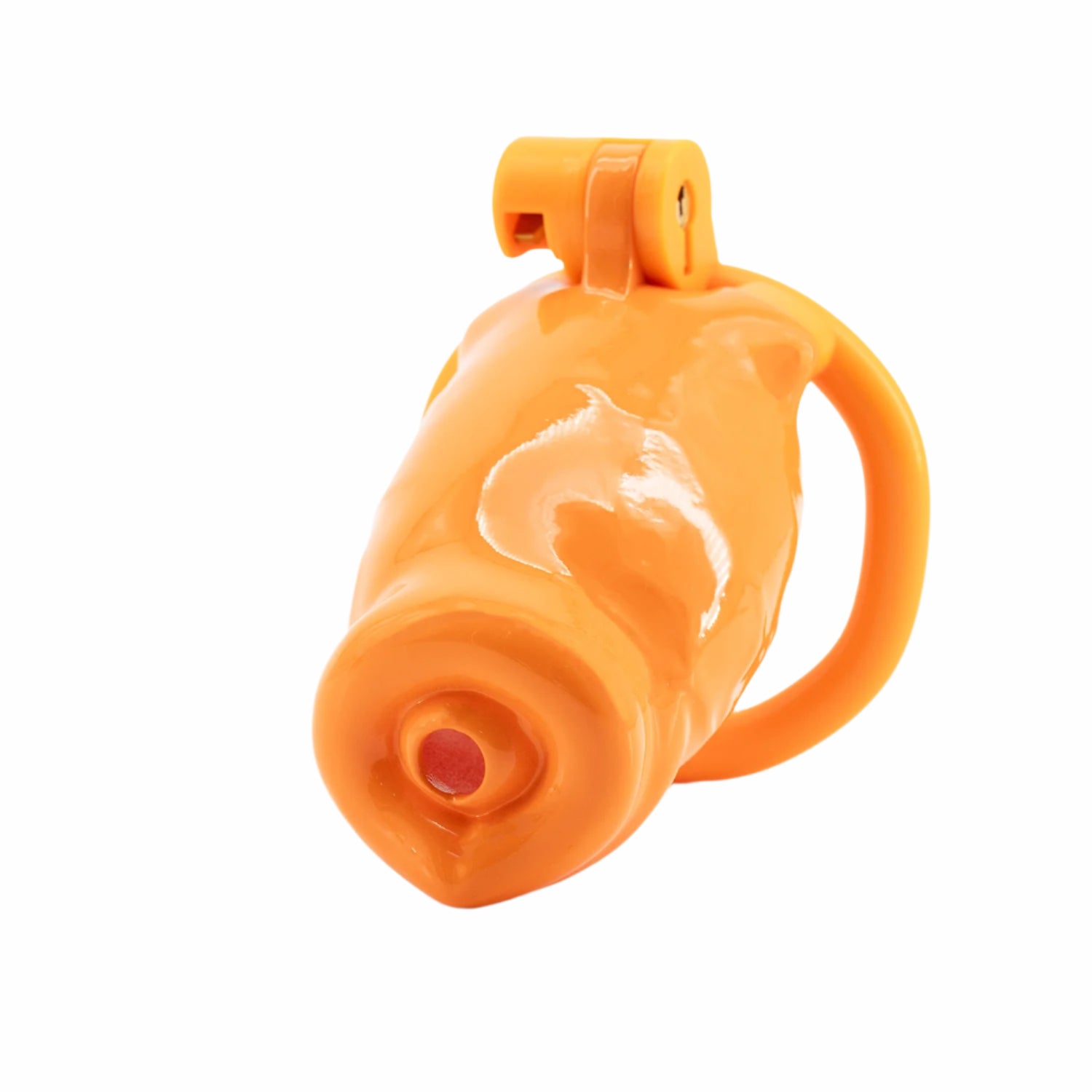 BAD PUP CHASTITY CAGE - Orange Resin | Pup Hood UK