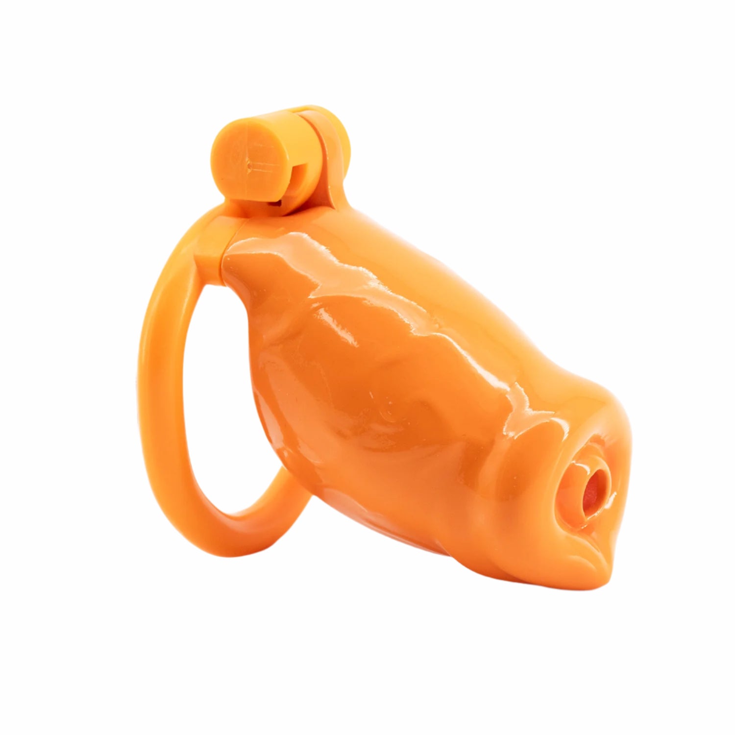 BAD PUP CHASTITY CAGE - Orange Resin | Pup Hood UK