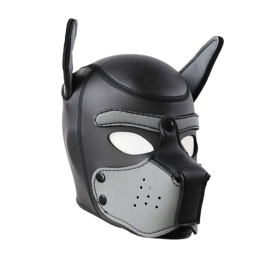 ALPHA PUP HOOD – Grey & Black XL