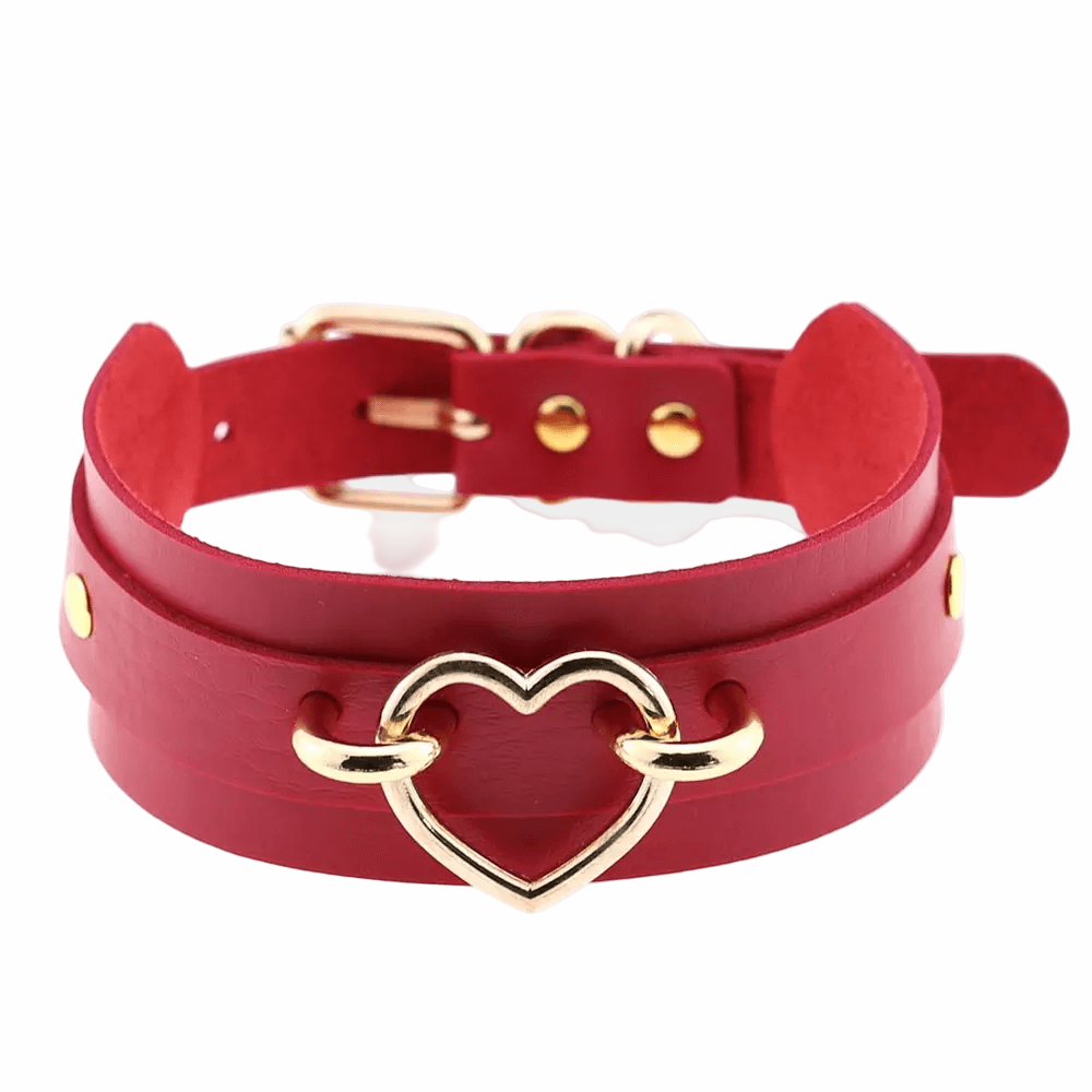 Heart of Gold Pup Collar at Pup Hood UK
