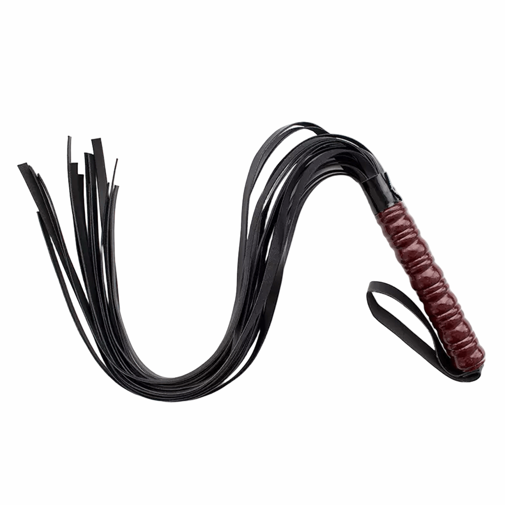 Wooden Grip Puppy Flogger at Pup Hood UK