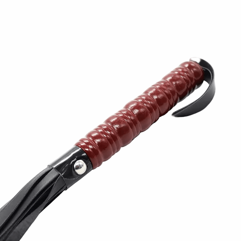 Wooden Grip Puppy Flogger at Pup Hood UK