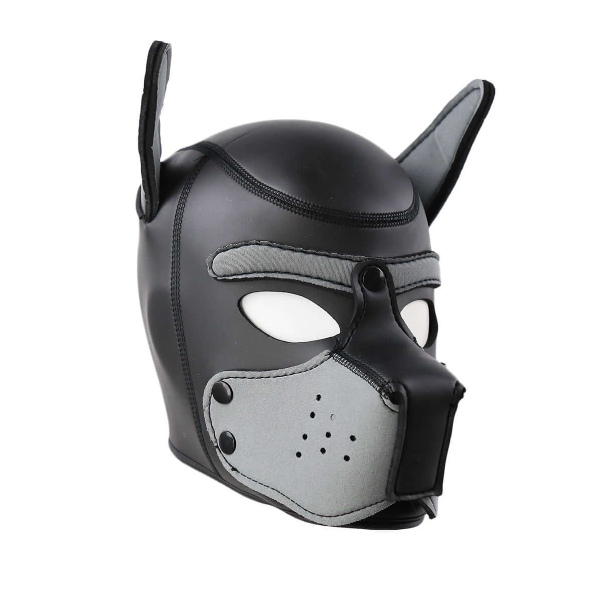 ALPHA PUP HOOD – Grey & Black - Pup Hood UK