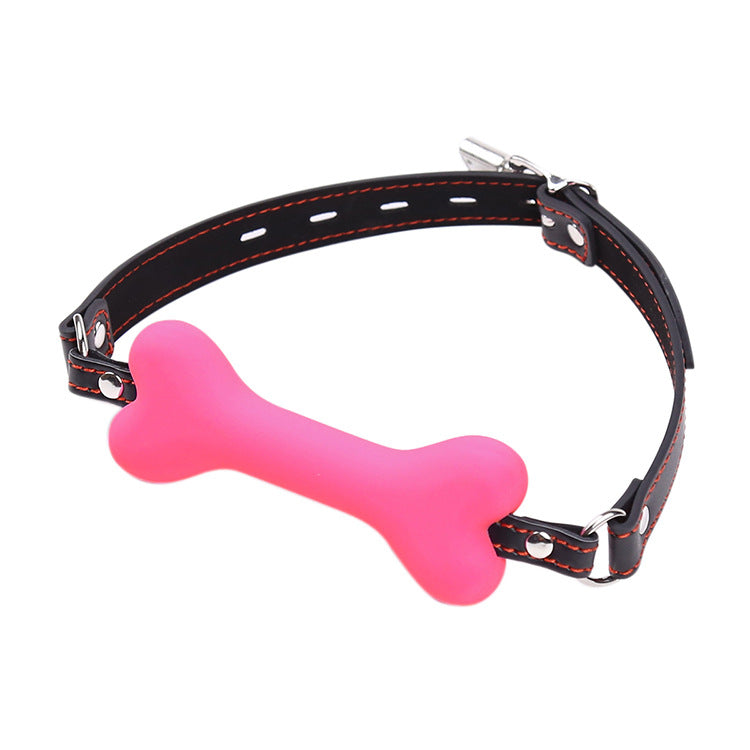 PUP TREAT BONE GAG - Pink - Pup Hood UK