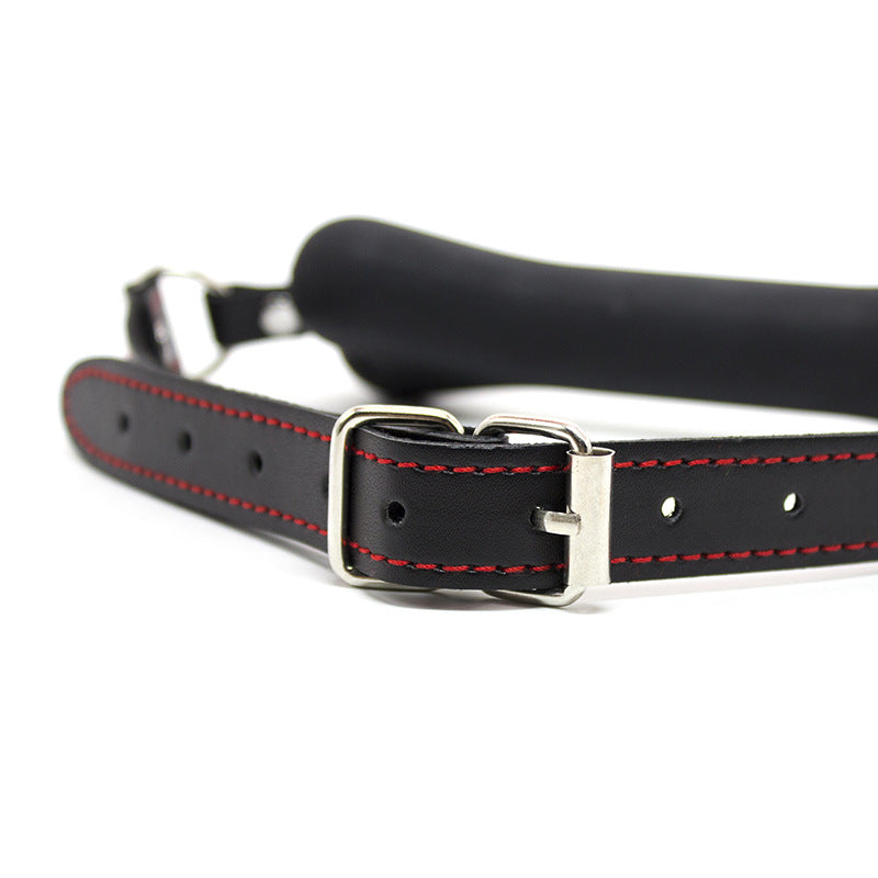 PUP TREAT BONE GAG - Black - Pup Hood UK