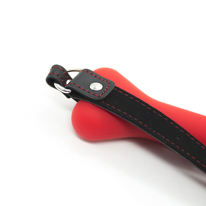 PUP TREAT BONE GAG - Red - Pup Hood UK