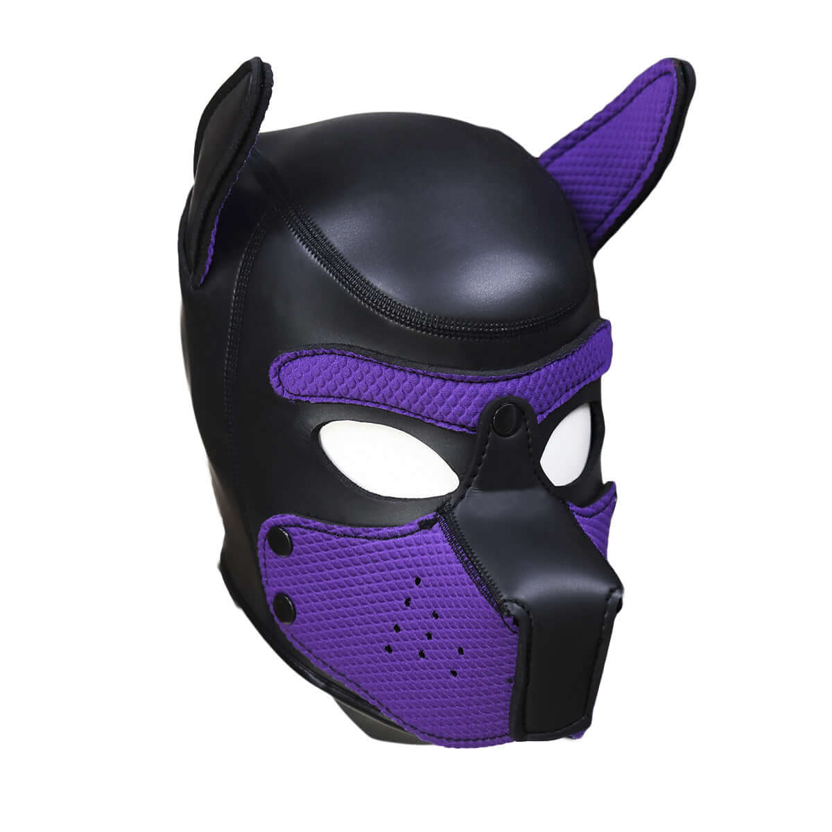 ALPHA PUP HOOD SET - Purple & Black - Pup Hood UK