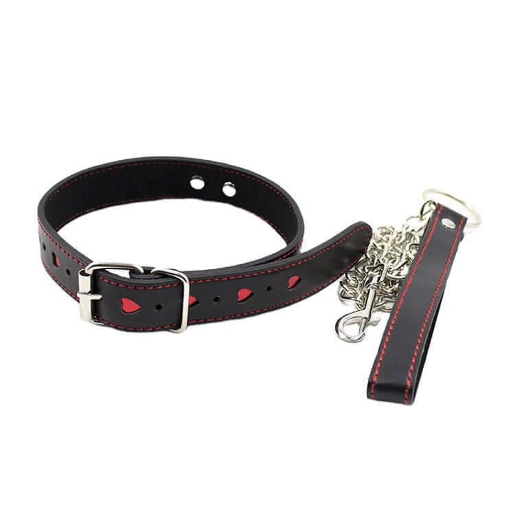 LOVE PUP COLLAR & CHAIN LEASH - Pup Hood UK