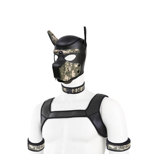 ALPHA PUP HOOD SET - Camo & Black